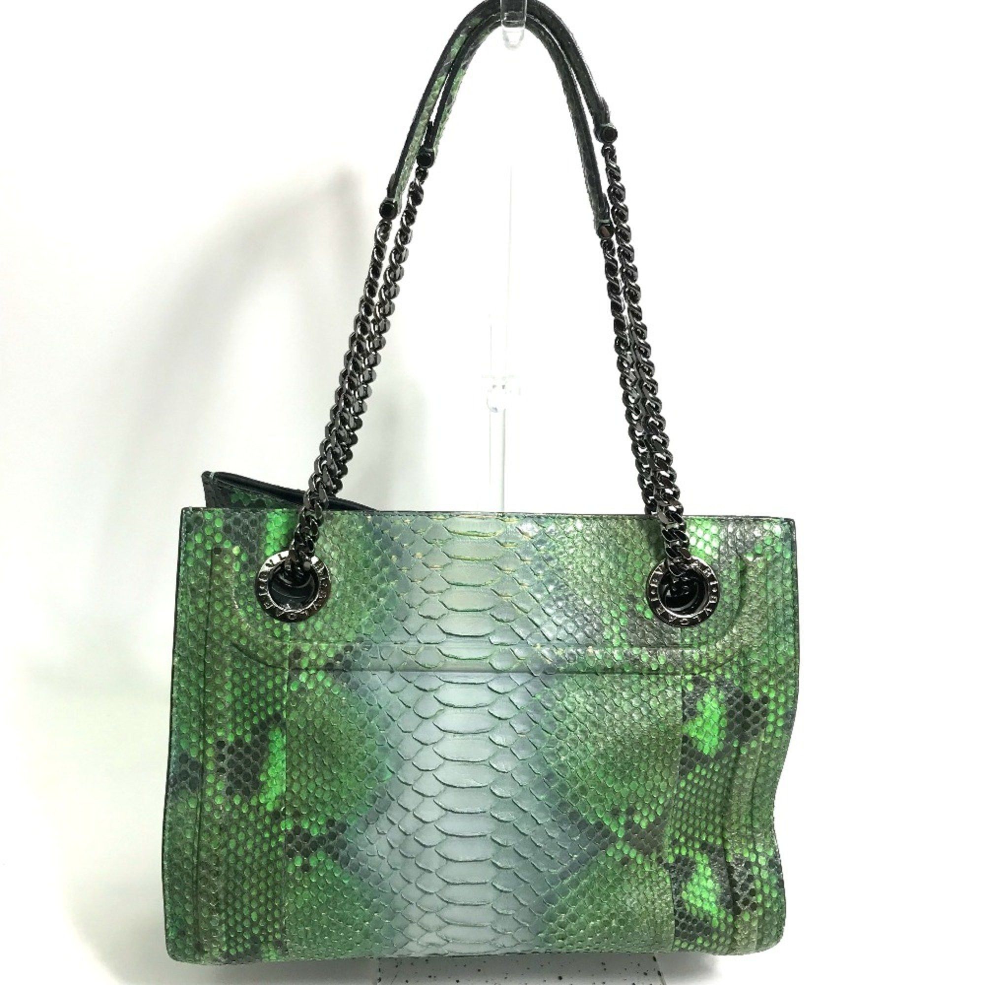 Bvlgari Bvlgari Tote Bag Chain bag shoulder Shoulder Bag Green Size ONE SIZE - 1 Thumbnail