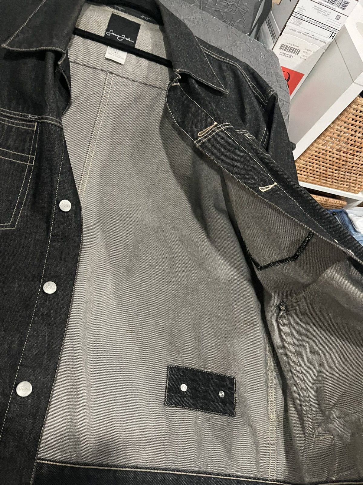 Sean John Black denim jacket by sean john Size US XL / EU 56 / 4 - 3 Thumbnail