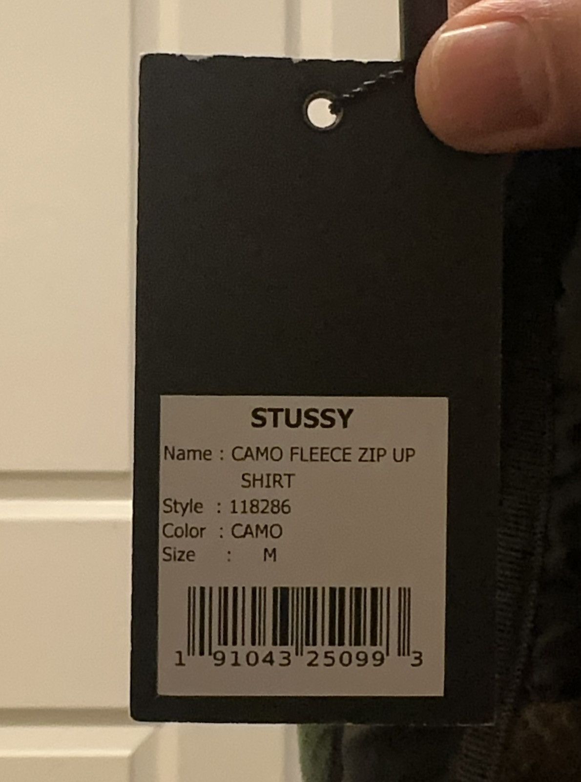 Stussy Stussy Camo Fleece Zip Up Shirt Size US M / EU 48-50 / 2 - 7 Thumbnail