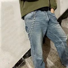 Jewelry Triple Layer Pearl Wallet Chain, Pants Chain Size ONE SIZE - 6 Thumbnail