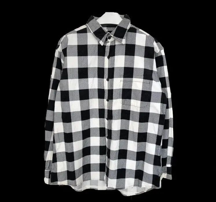 Converse Converse Checked plaid tartan flannel shirt 👕 Size US L / EU 52-54 / 3 - 1 Thumbnail