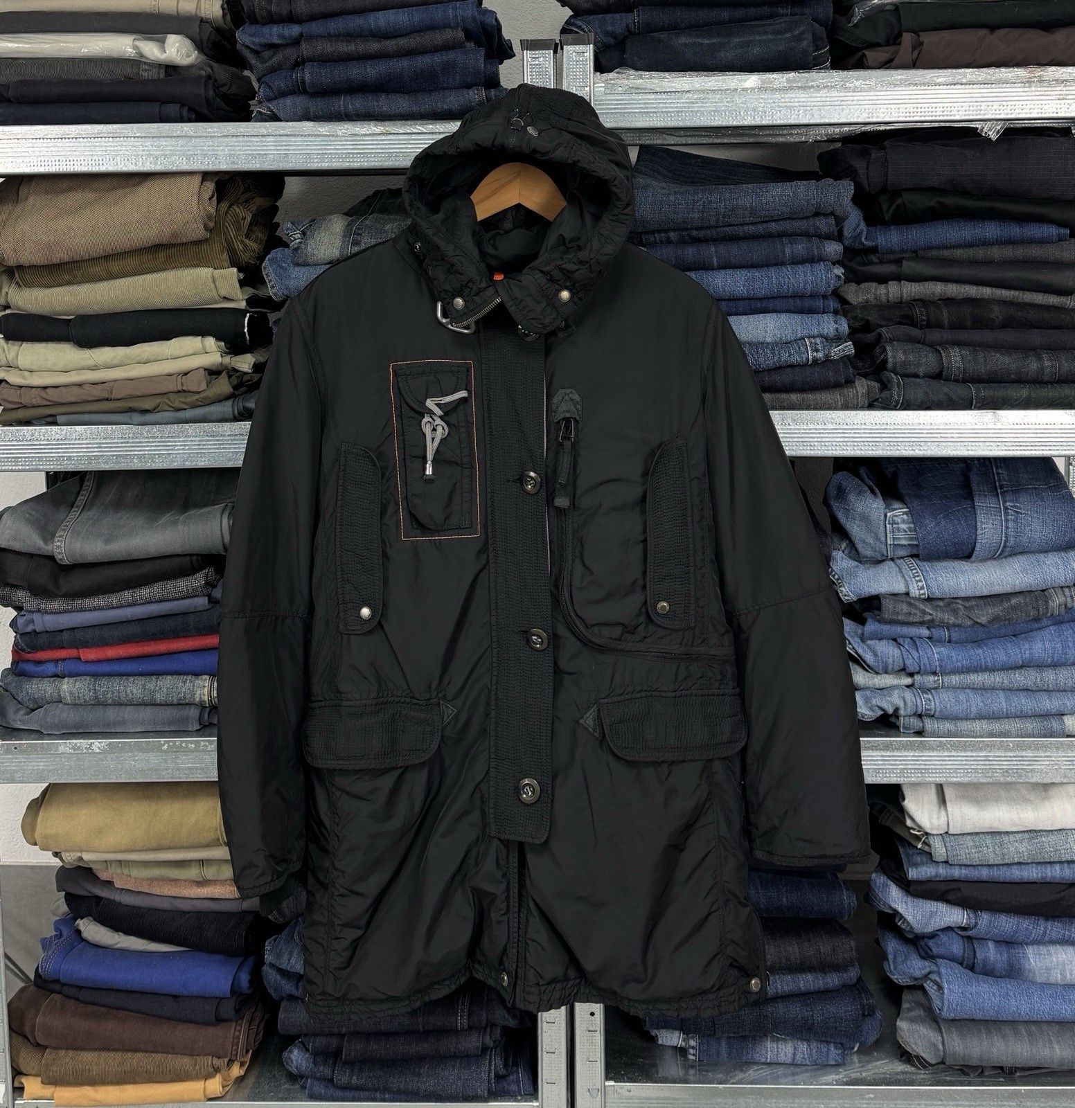 Parajumpers Kodiak Masterpiece Down Black Parka Jacket