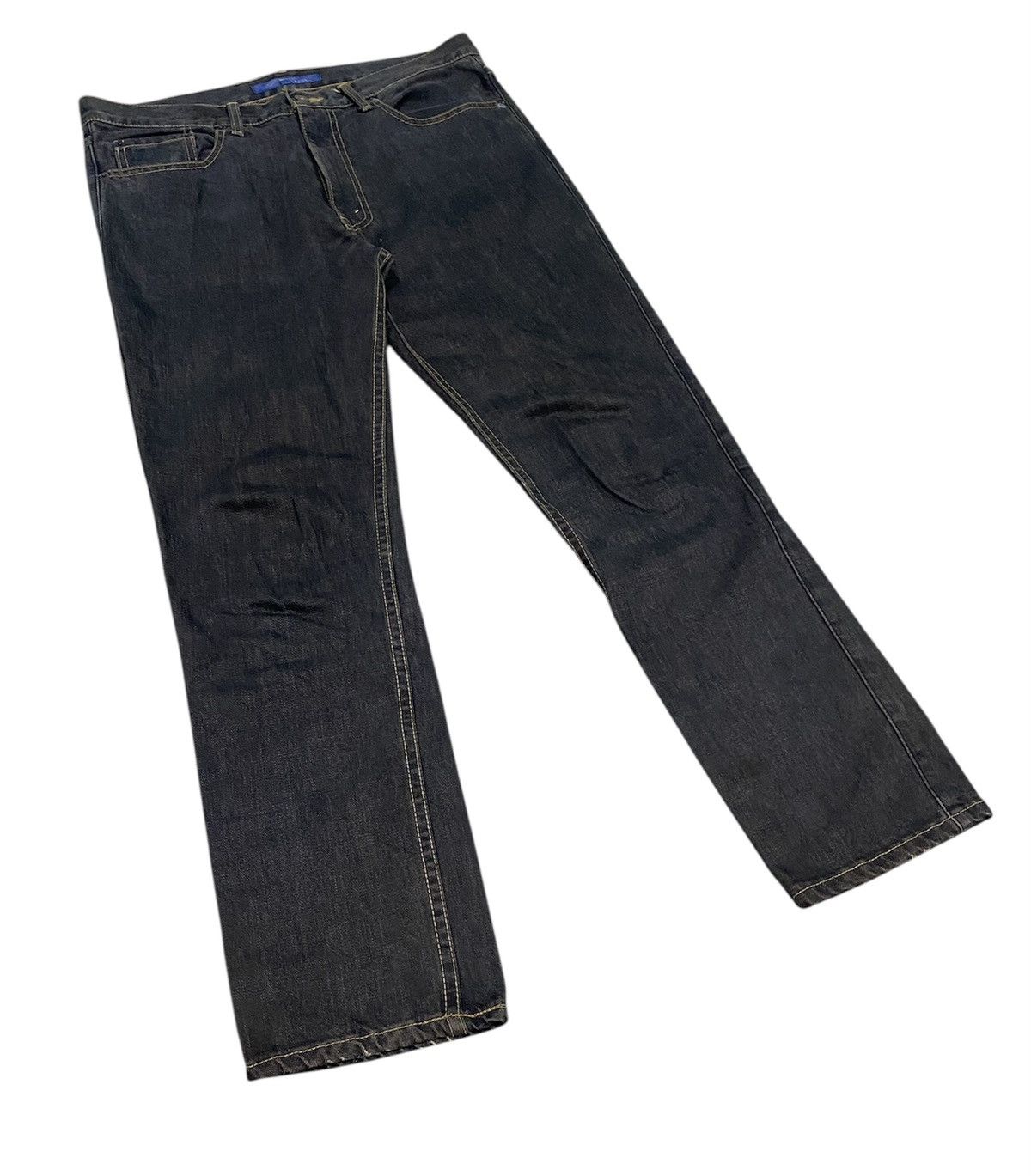 Junya Watanabe AD2004 Junya Watanabe X COMME des GARÇONS Denim Black Jeans Size US 34 / EU 50 - 1 Thumbnail