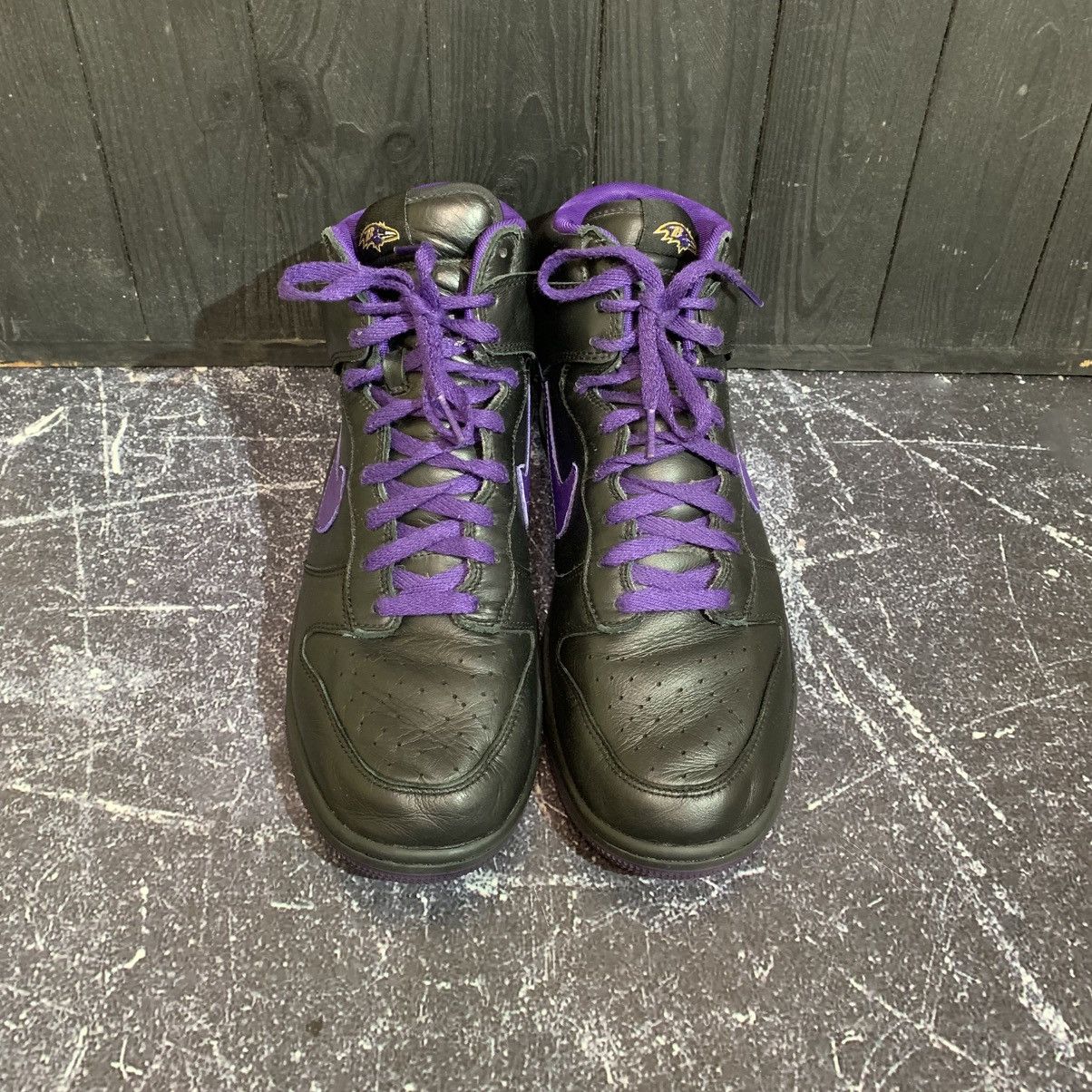 Nike Baltimore Ravens Nike Dunk Men’s Shoes size 11.5 US 45.5 EU Size US 11.5 / EU 44-45 - 5 Thumbnail