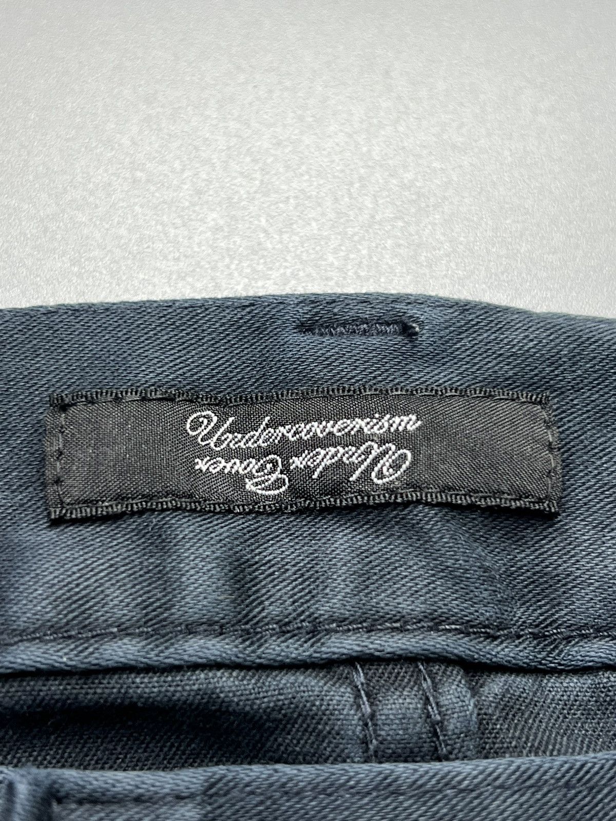 Undercover Undercoverism - AW12 Hem Piping Chino - Pants(Navy BlueDark) Size 30" / US 8 / IT 44 - 9 Thumbnail