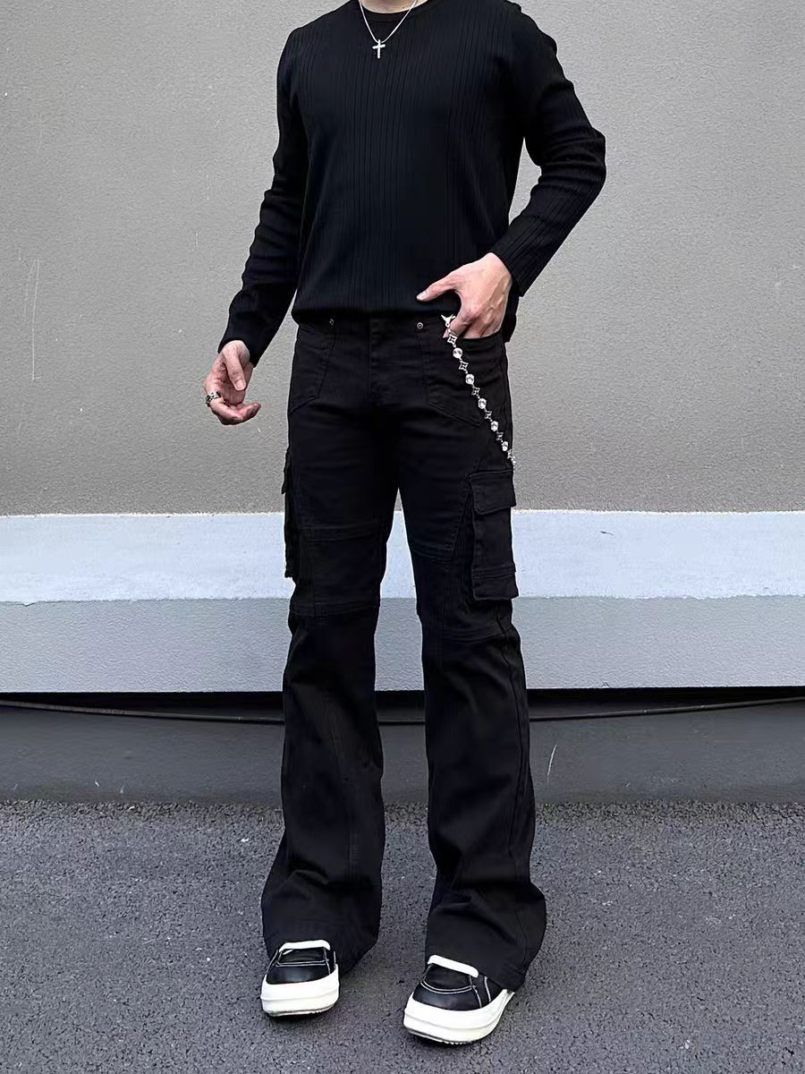 Jean Loose-fitting black pants Size US 34 / EU 50 - 3 Thumbnail
