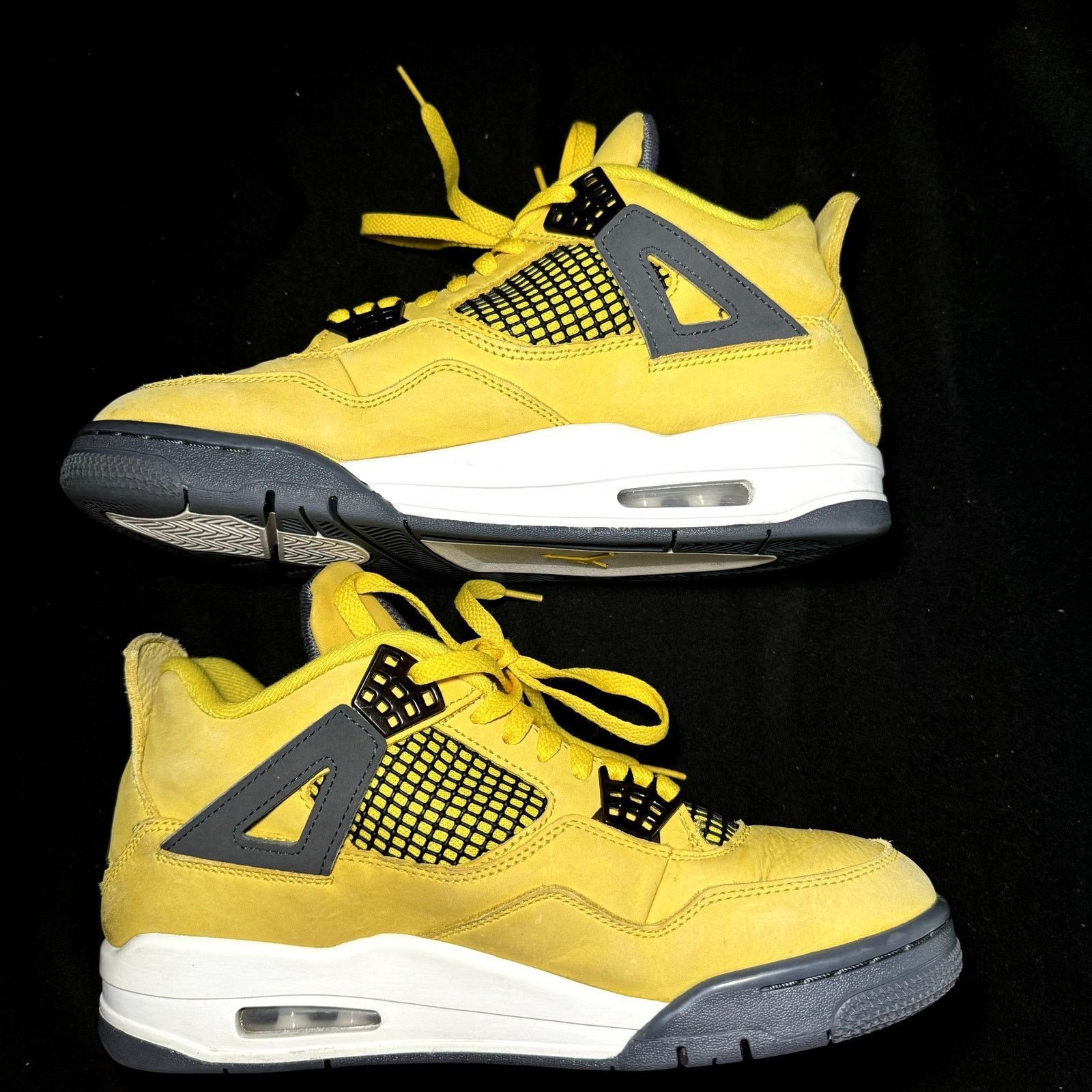 Jordan Brand × Nike Size 9 - Nike Air Jordan 4 Retro Lightning 2021 Men's Shoes Size US 9 / EU 42 - 2 Thumbnail