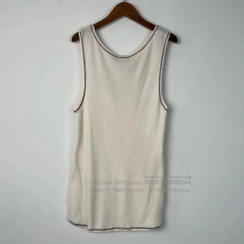 Chanel Chanel Summer White Women's Pullover . Size L / US 10 / IT 46 - 2 Thumbnail