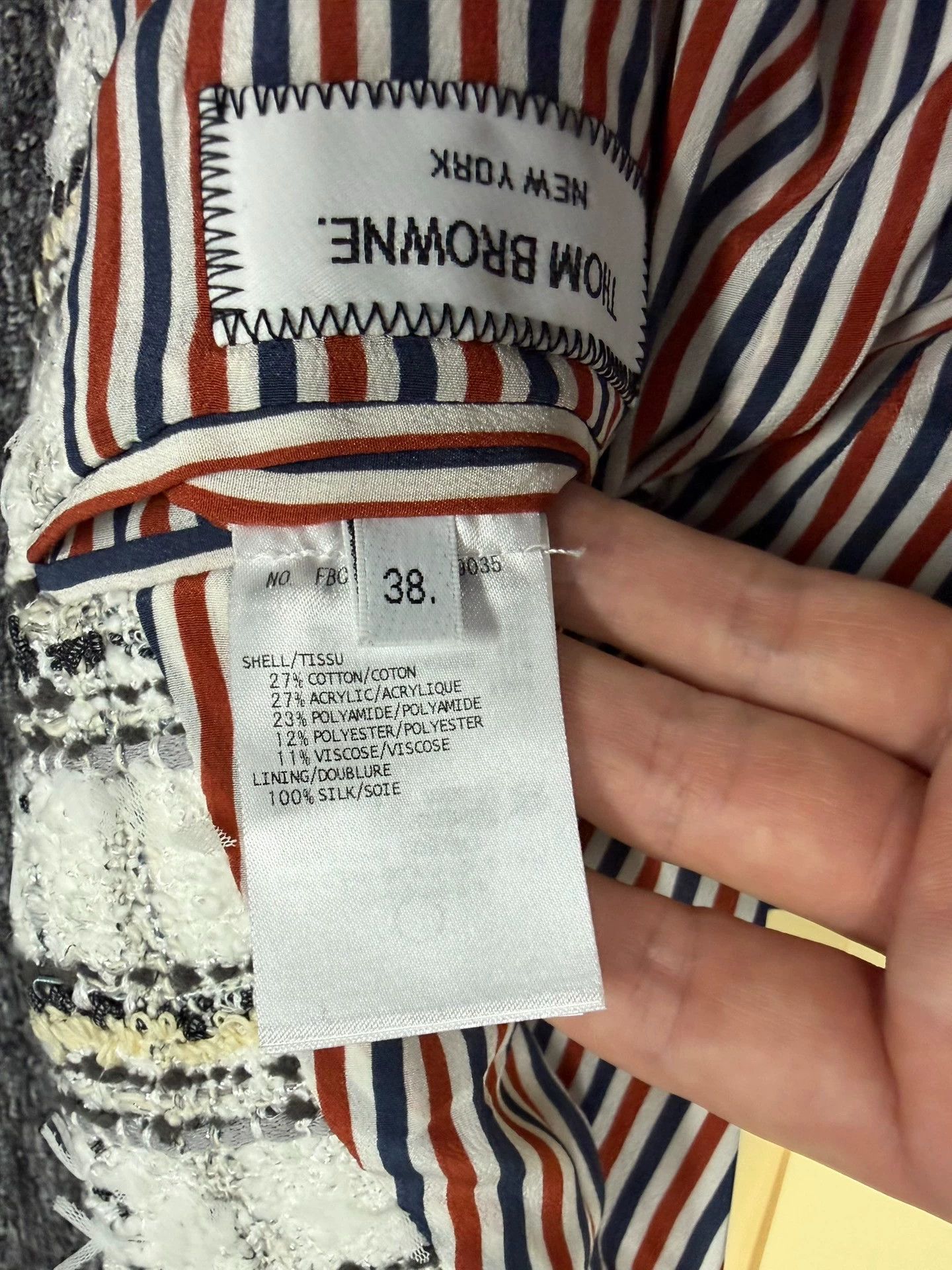 Thom Browne Thom Browne Coco Style Blazer Size38 Size XS / US 0-2 / IT 36-38 - 6 Thumbnail