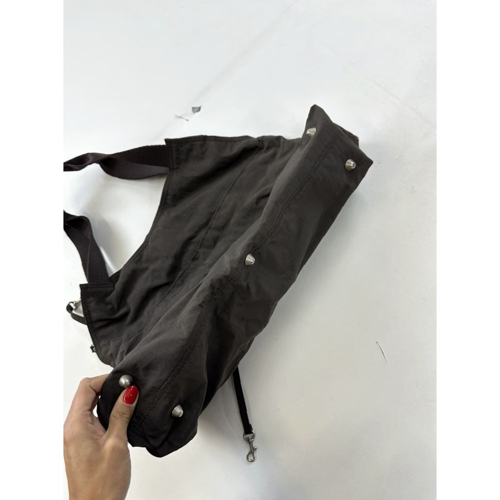 Vintage Baggallini Shoulder Bag Travel Large Brown Womens Nylon Exterior Travel Bag Brown Large Size ONE SIZE - 5 Thumbnail