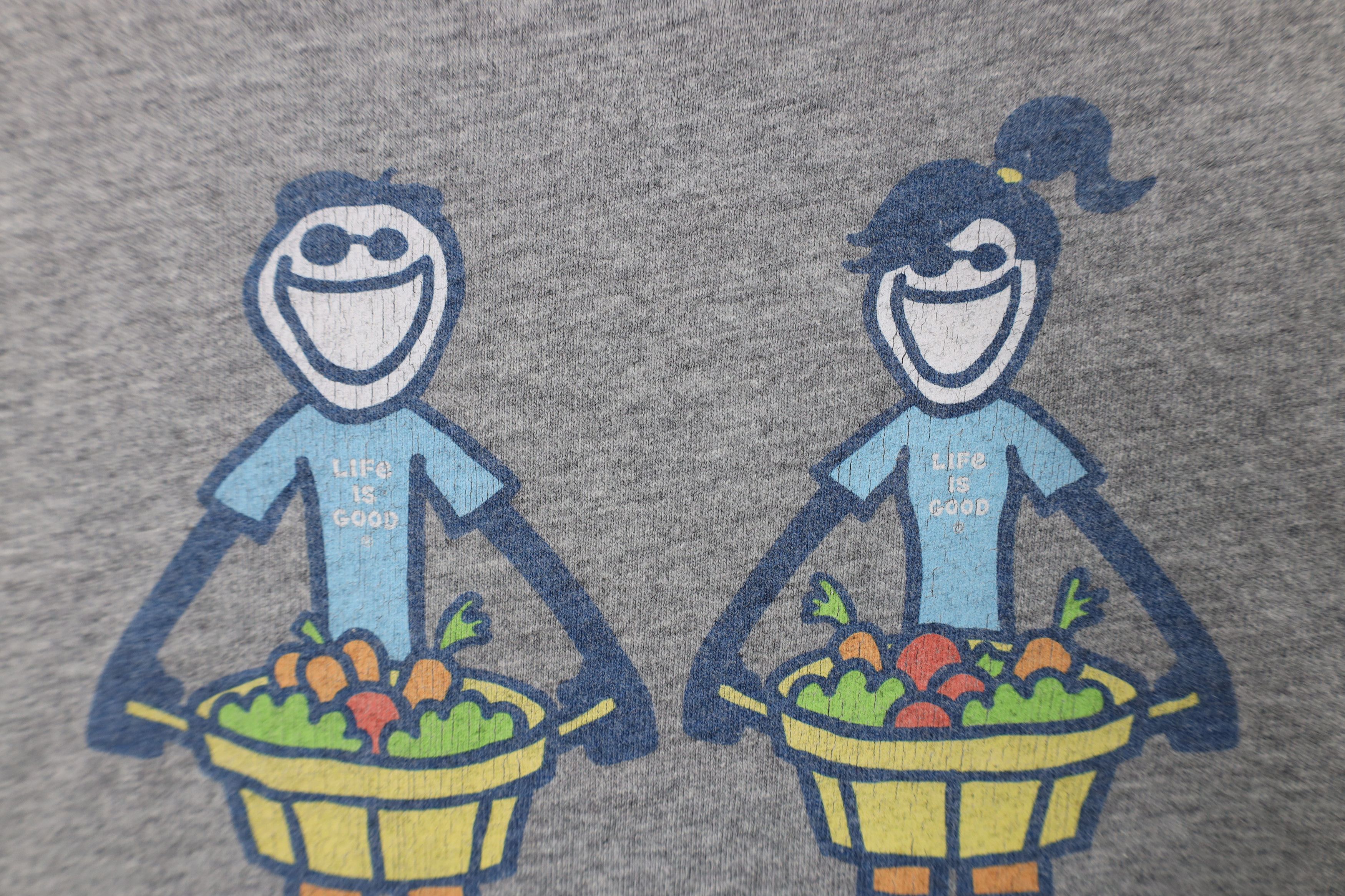 Life is Good Life Is Good Working Together Short Sleeve T-Shirt Gray Size US XL / EU 56 / 4 - 5 Thumbnail