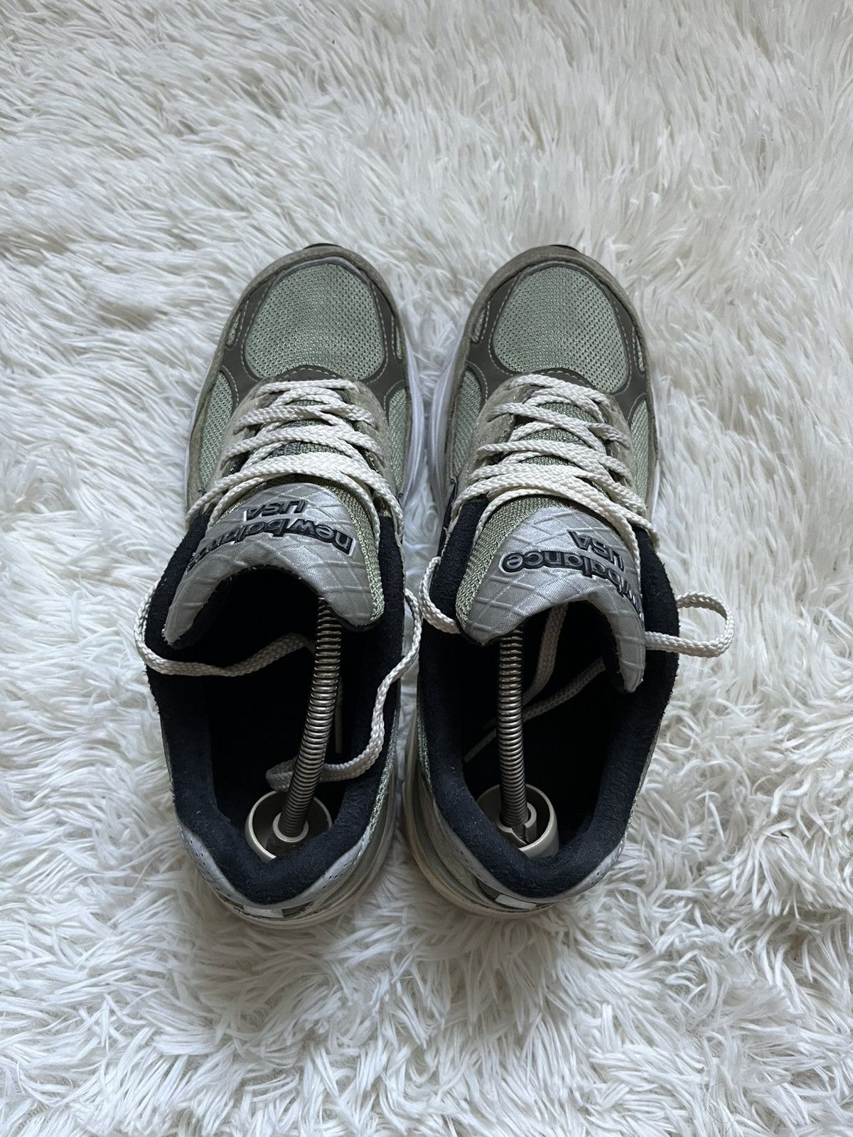 JJJJound × New Balance New Balance x JJJjound 990 v3 olive Size US 8 / EU 41 - 4 Thumbnail