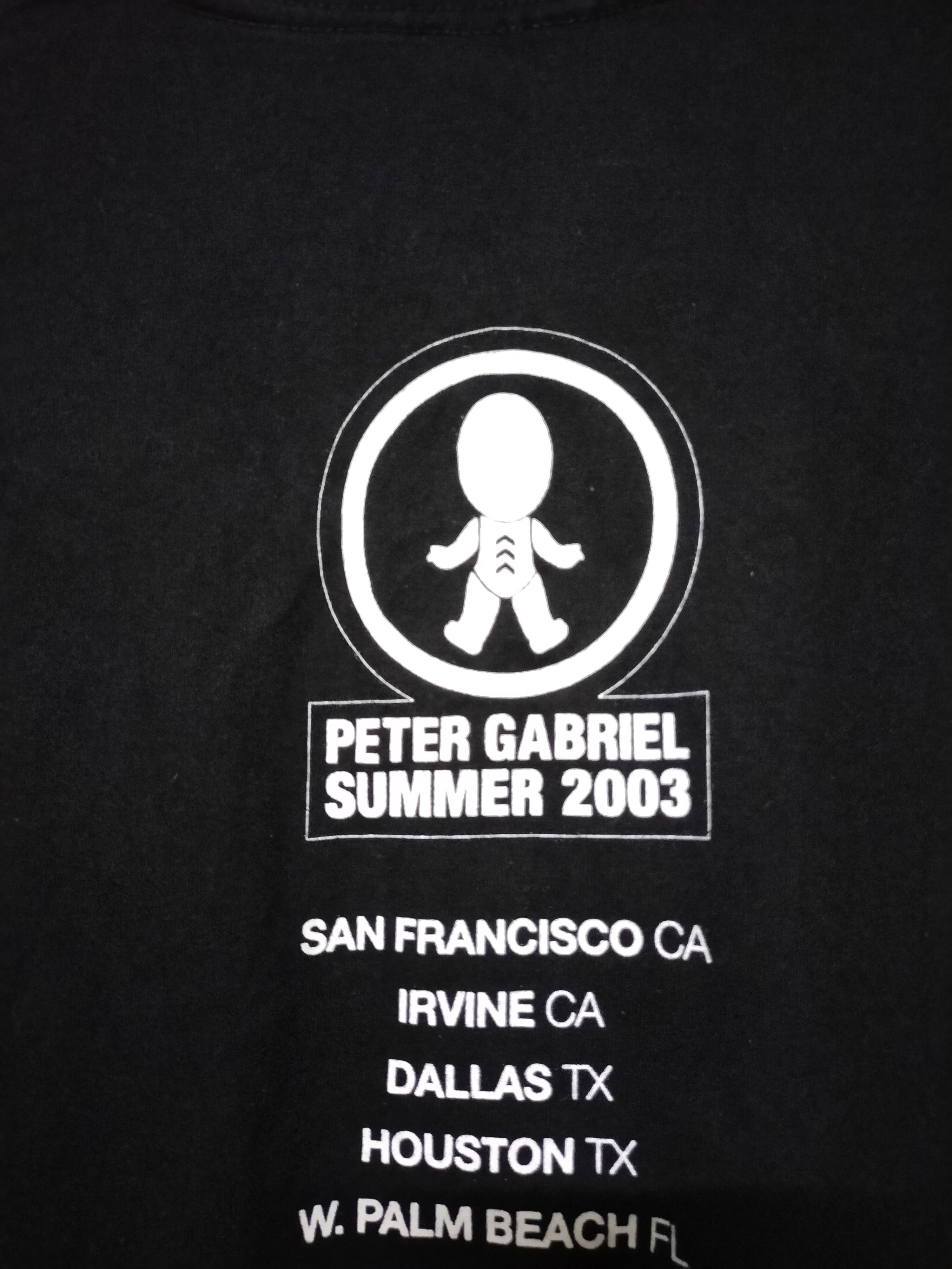 Band Tees × Vintage Vintage Peter Gabriel Summer 2003 Genesis Band Size US XL / EU 56 / 4 - 5 Thumbnail