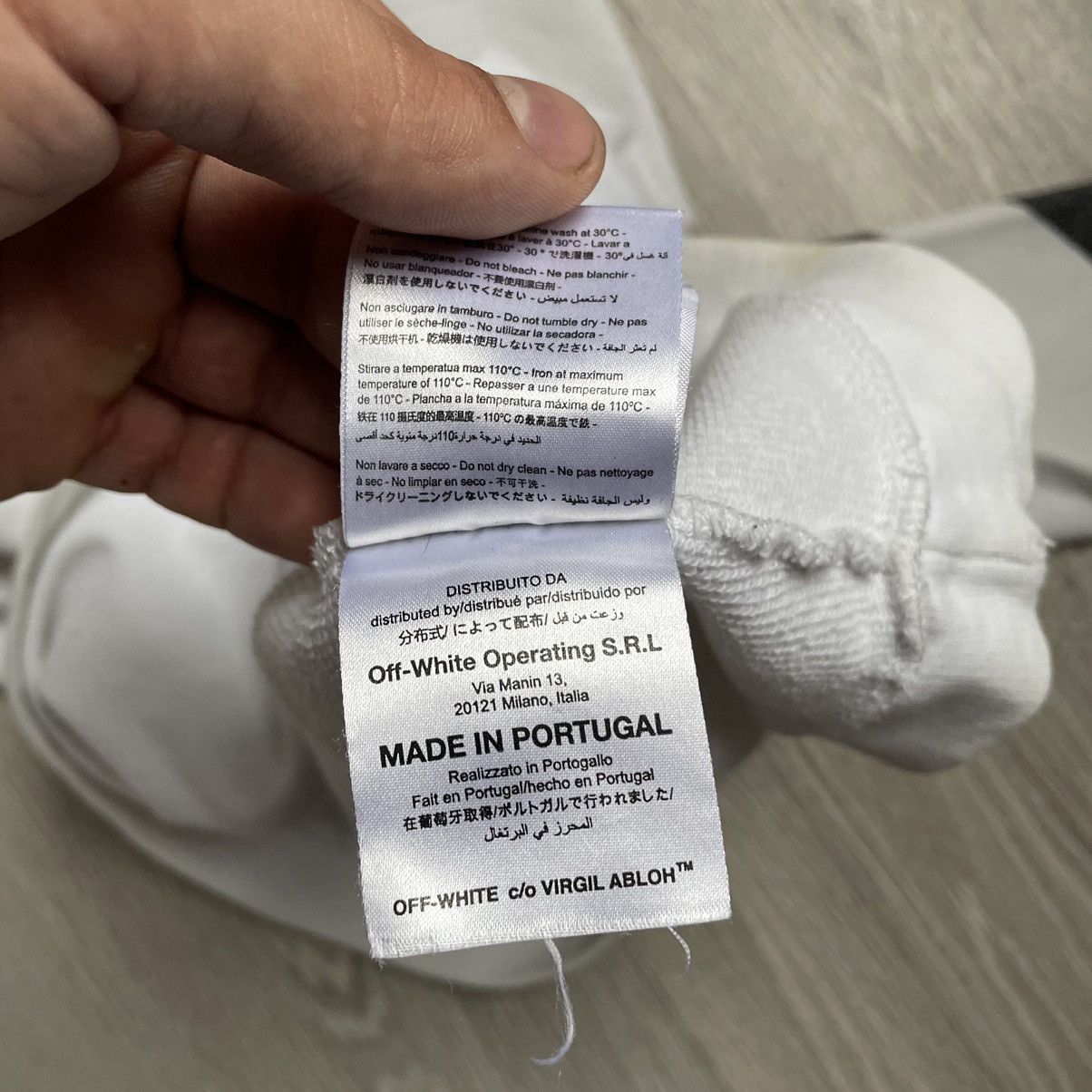 Off-White Off White Cut Off Caravaggio Hoodie Size US M / EU 48-50 / 2 - 13 Thumbnail