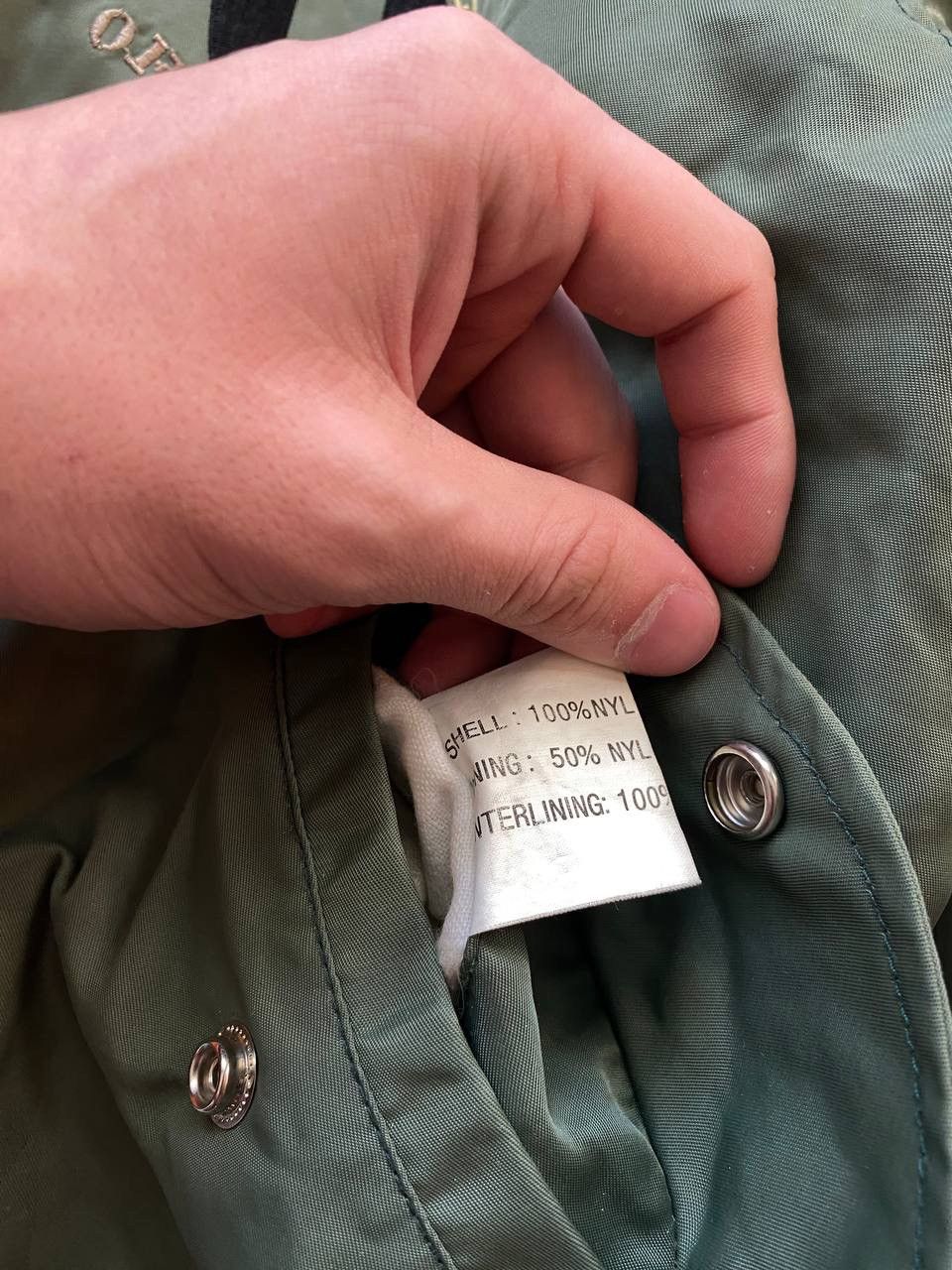 RIFLE × Vintage Vintage RIFLE Bomber Jacket MA-1 Military USA Schott Style Size US S / EU 44-46 / 1 - 8 Thumbnail