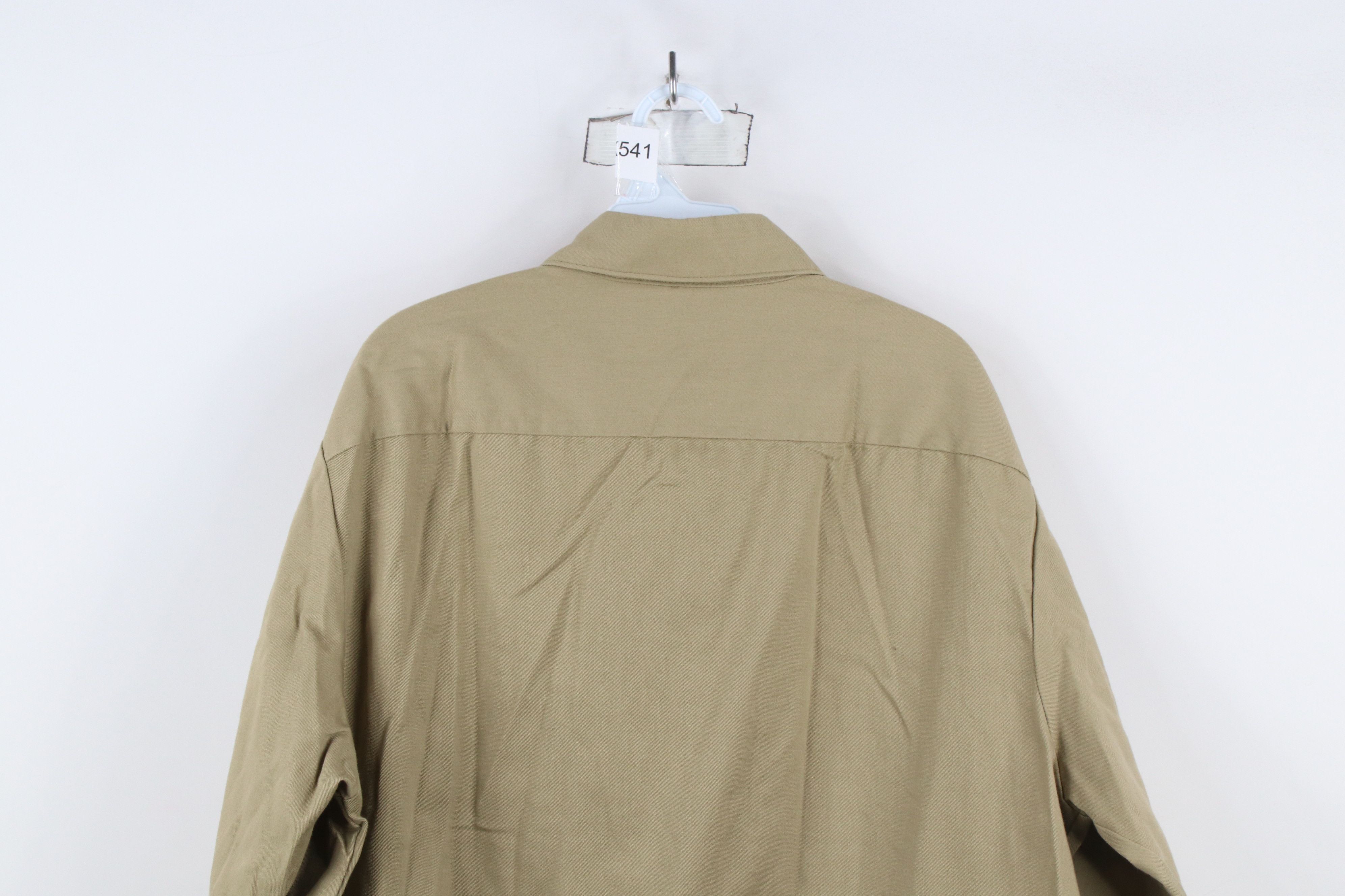 Vintage Vintage 70s Big Mac Workwear Mechanic Button Shirt Beige USA Size US M / EU 48-50 / 2 - 11 Thumbnail