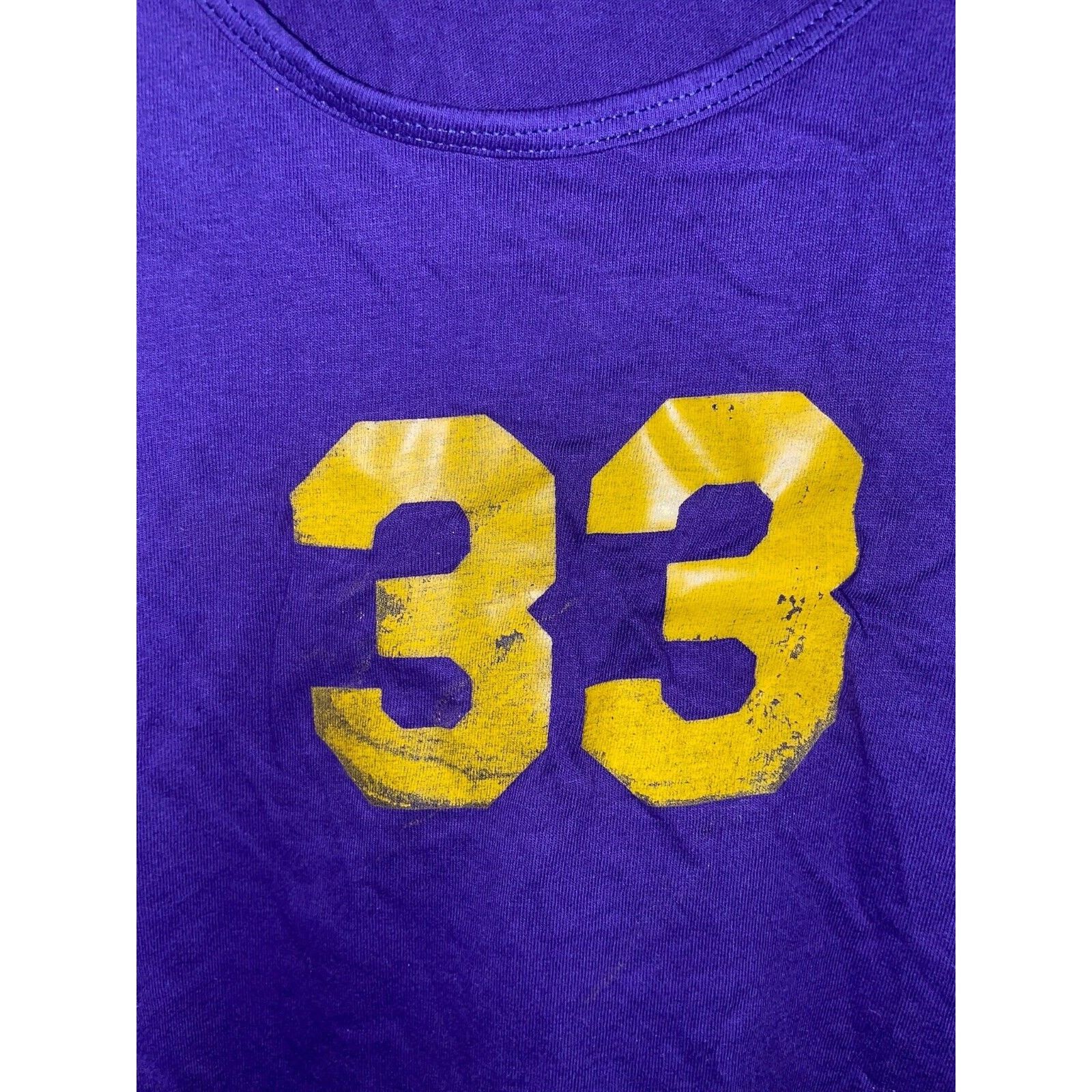 Jerzees Vintage Sleeveless Purple Shirt Jerzees Tank Tee VTG XL 90s Size US XL / EU 56 / 4 - 3 Thumbnail