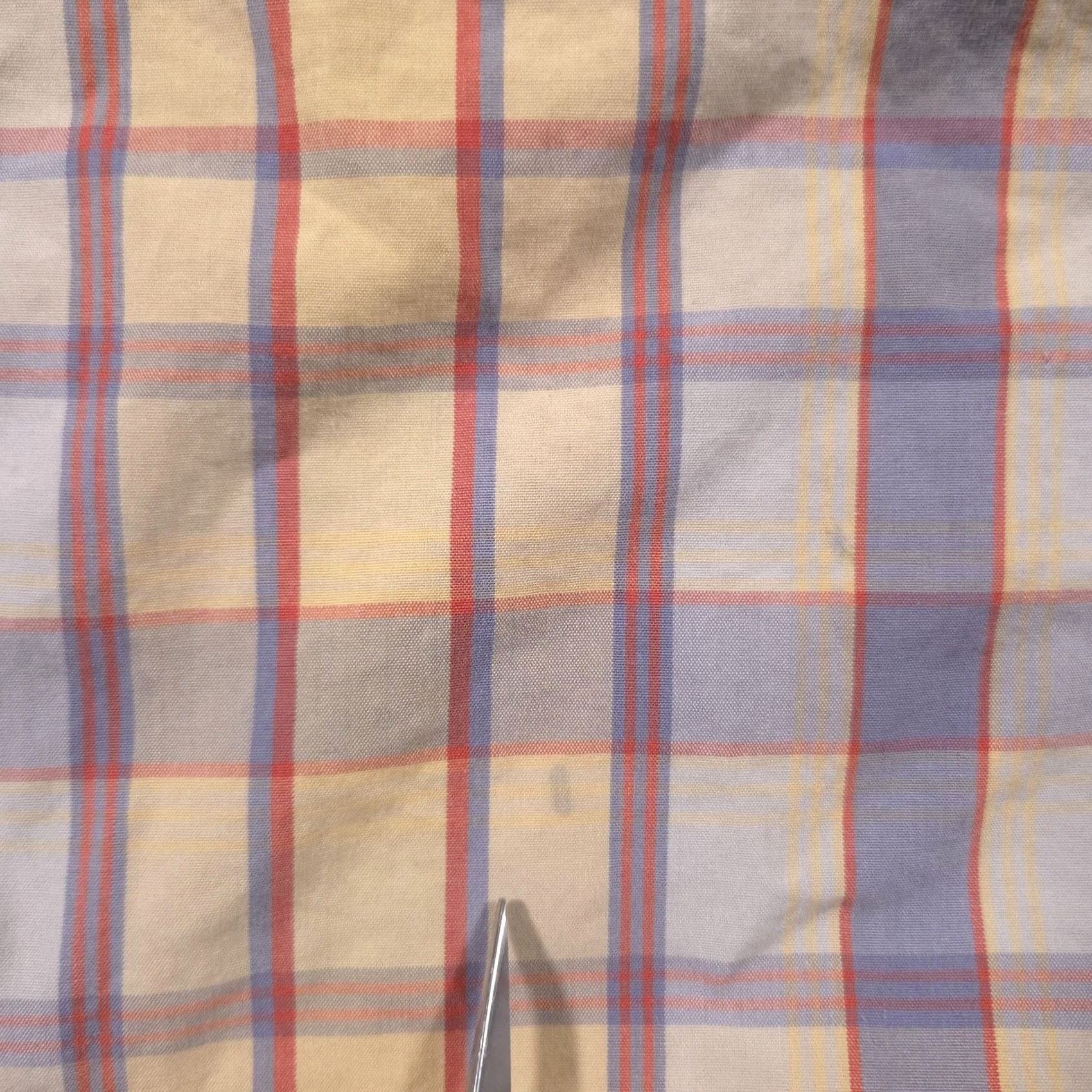 Pendleton Pendleton Shirt Mens Large Plaid Short Sleeve Button-Down Pocket Multicolor Pastel Check Subtle Wrinkles Size US L / EU 52-54 / 3 - 6 Thumbnail