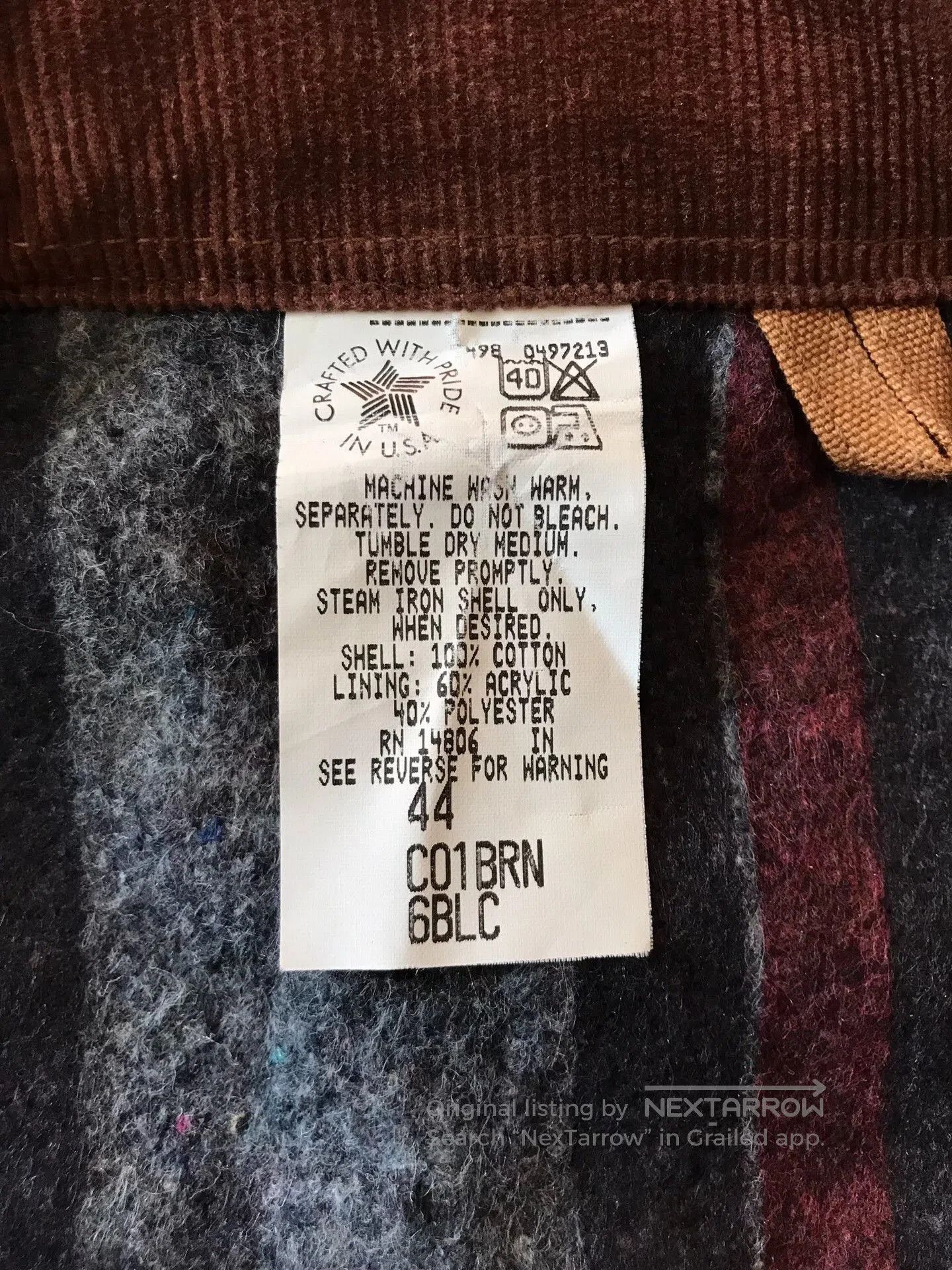 Carhartt 90s Carhartt C01 Brown Jacket. Size US S / EU 44-46 / 1 - 9 Thumbnail