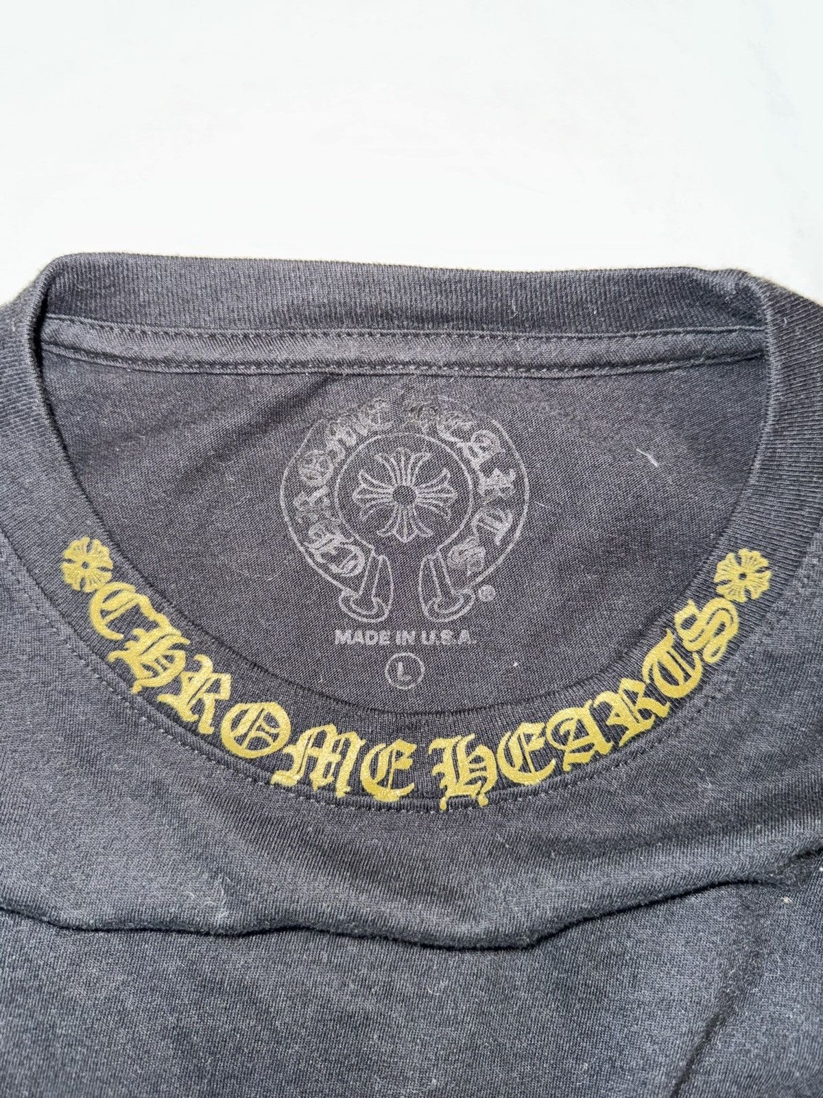 Chrome Hearts Chrome Hearts long sleeve neck logo Size US L / EU 52-54 / 3 - 3 Thumbnail