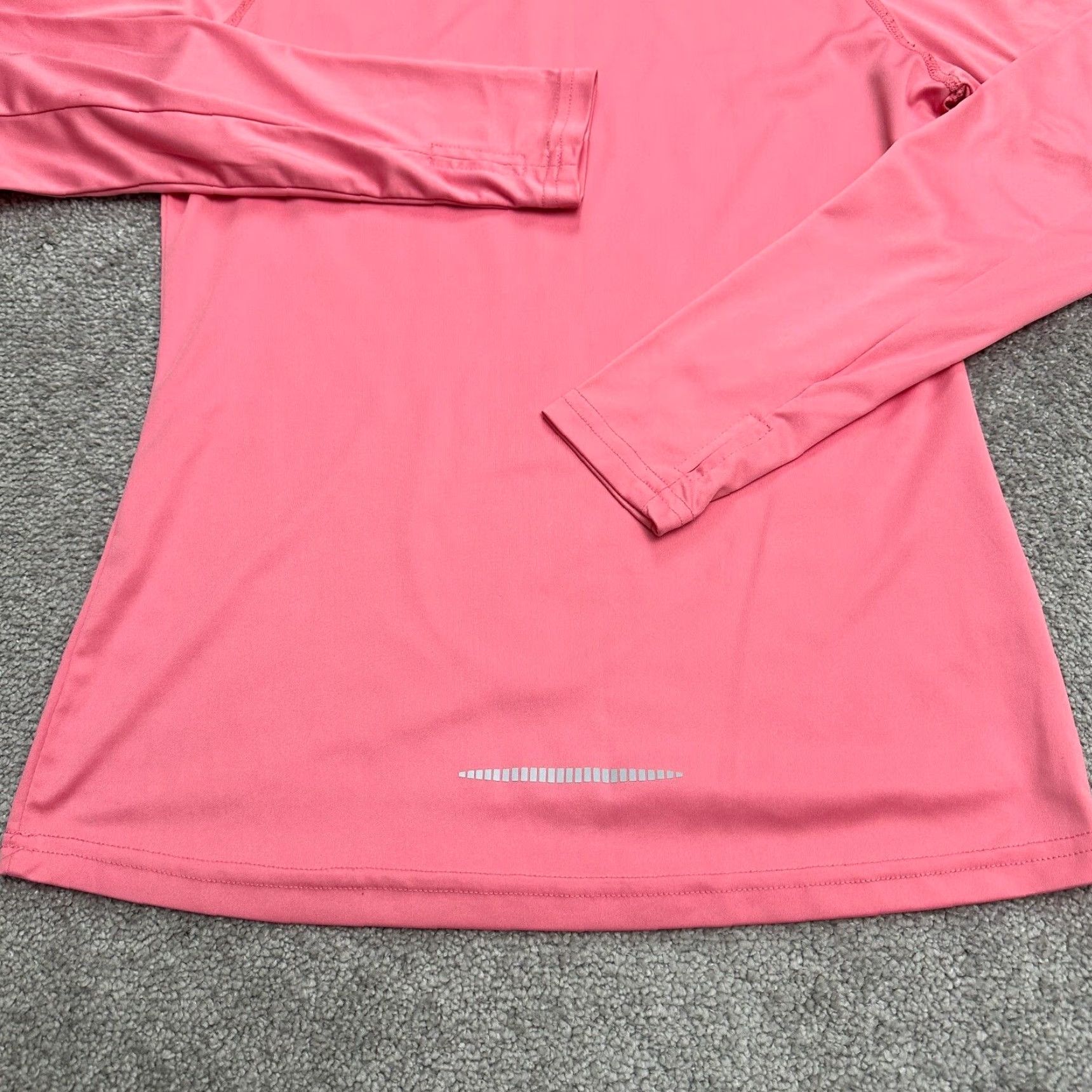 Pinko Ksmien Active Top Women's Pink Long Sleeve Raglan Crew Neck T-Shirt M Athletic Fit (Adult) Womens Size M / US 6-8 / IT 42-44 - 3 Thumbnail