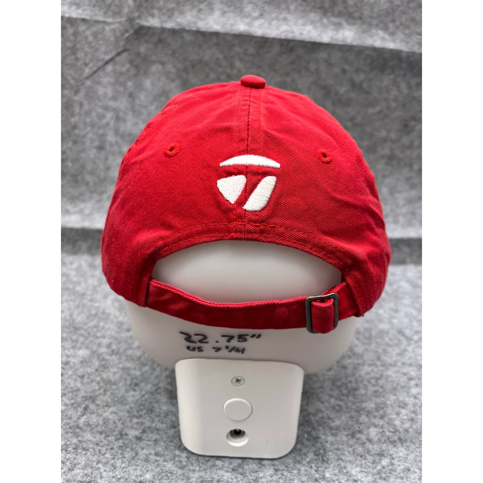 TaylorMade Taylormade Hat Cap Strap Back Adult One Size Red 100% Cotton r7 Golf Golfer Baseball Cap Mens Hat Cap Red Cotton Adjustable Size ONE SIZE - 6 Thumbnail