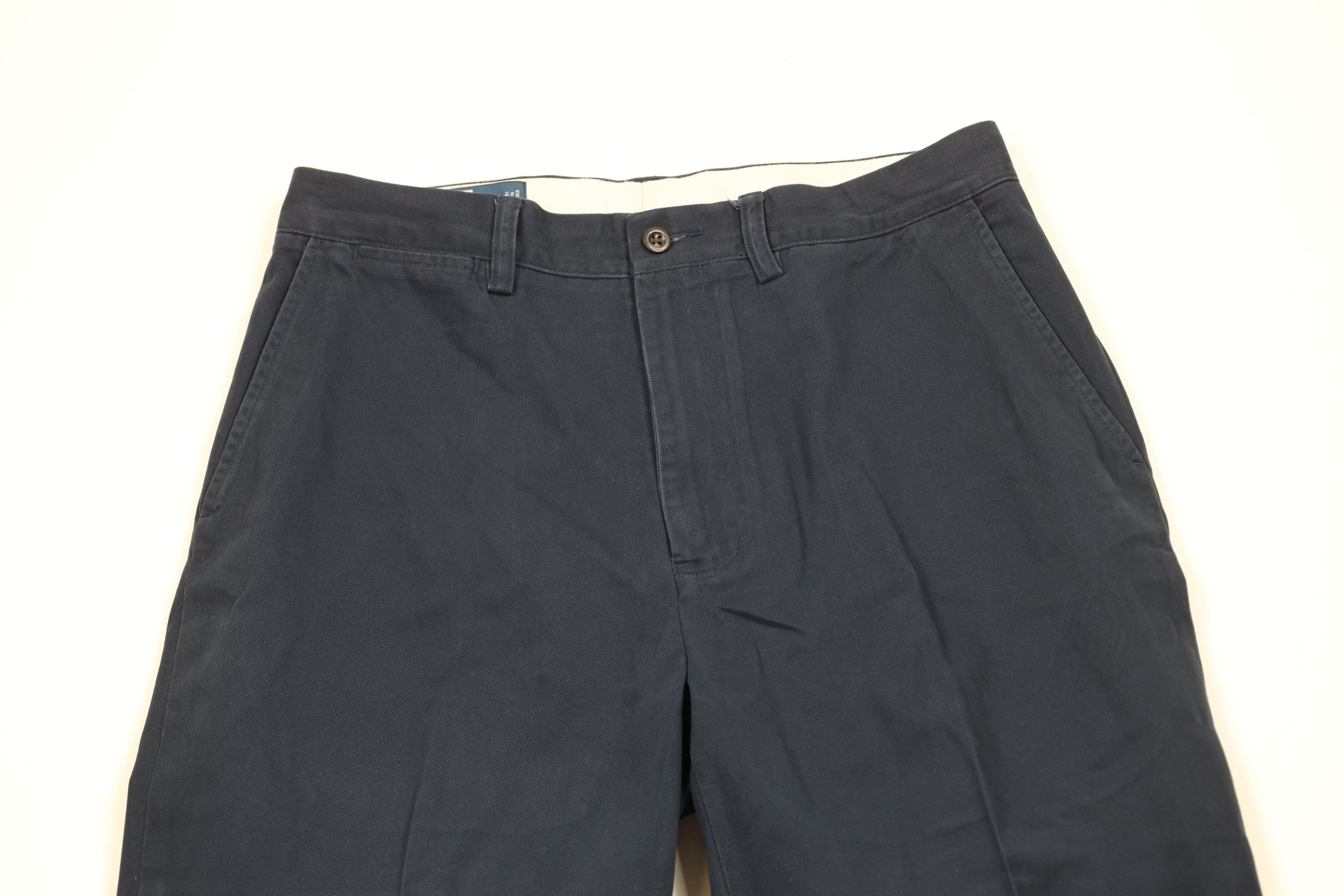 Ralph Lauren Vintage 90s Ralph Lauren Heavy Cotton Chino Pants Navy Blue Size US 32 / EU 48 - 2 Thumbnail