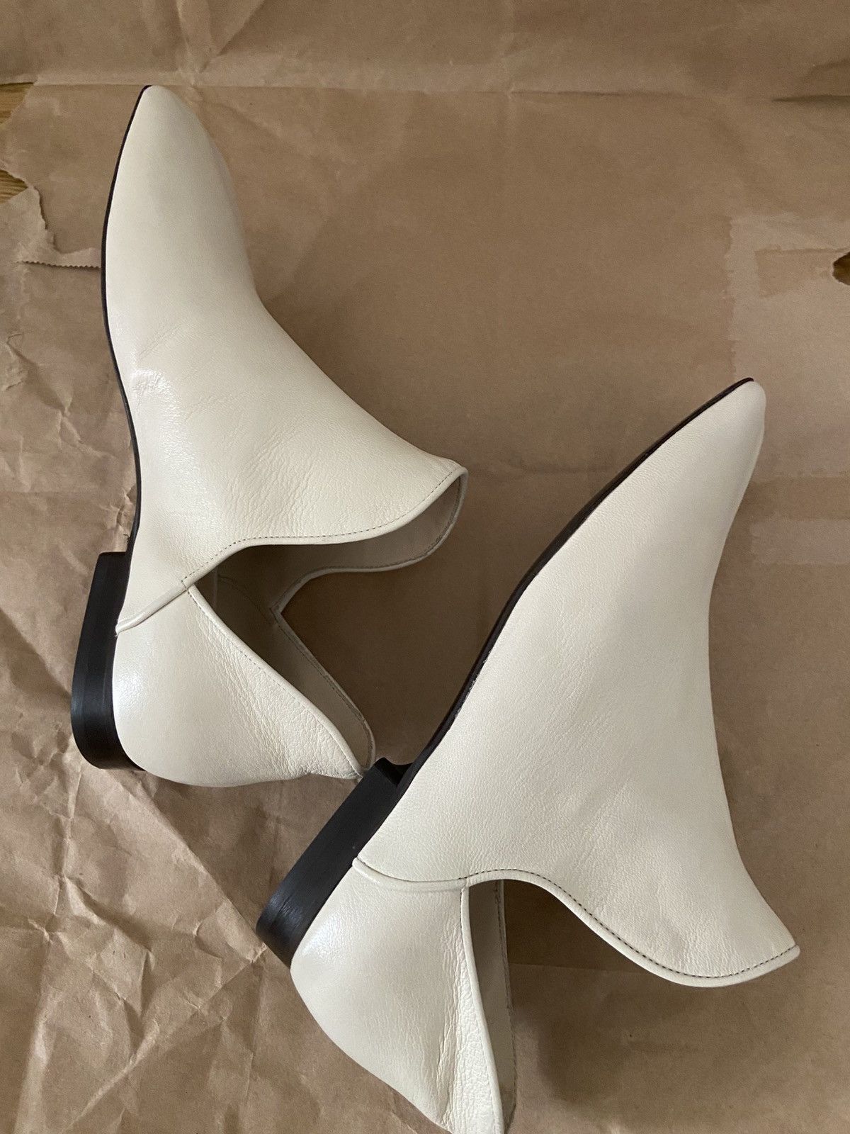 Lemaire Lemaire Sample Leather Slip-On Shoes – Rare Prototype Size US 8 / IT 38 - 4 Thumbnail
