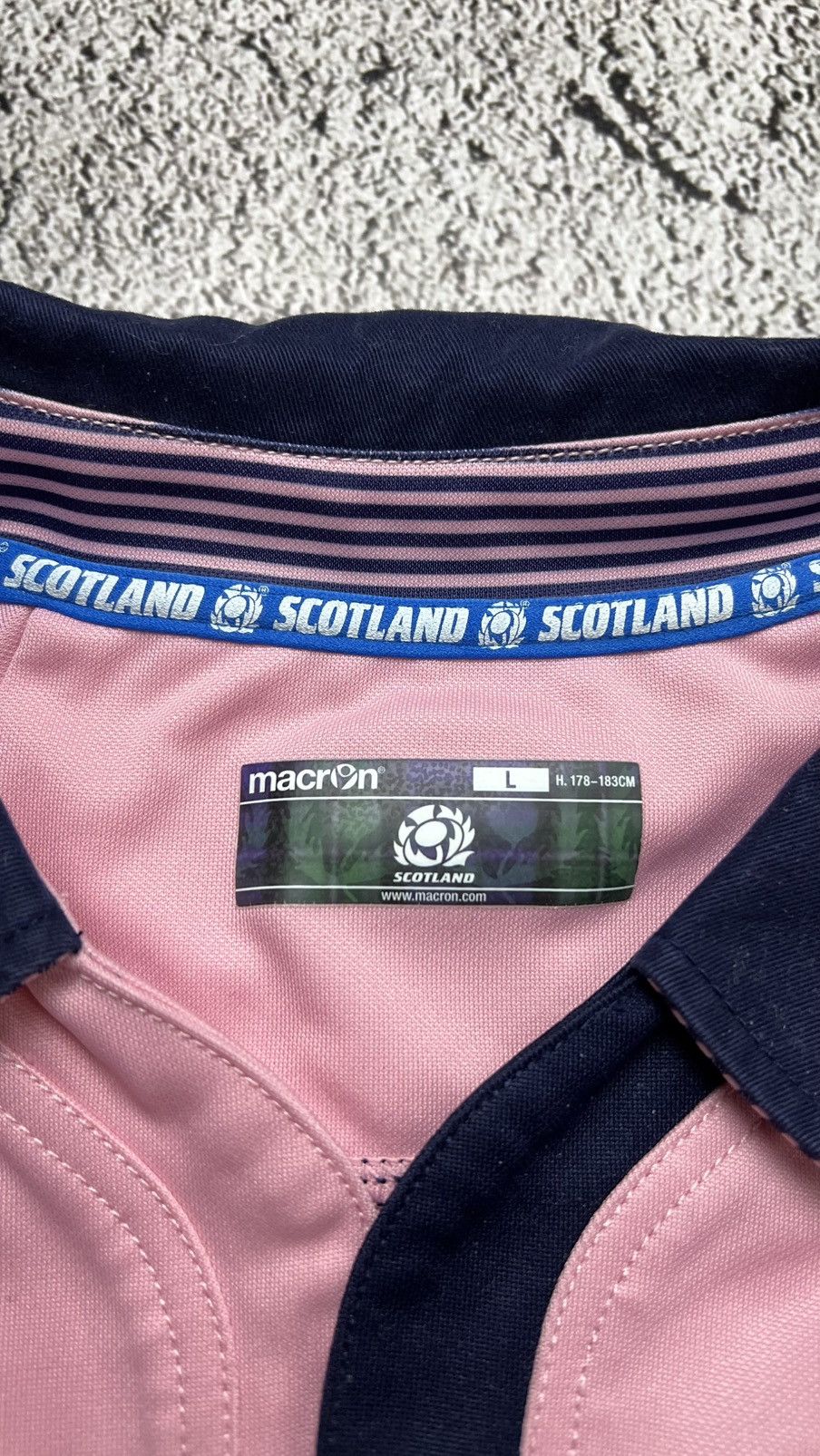 Macron 2015-2016 Macron Scotland rugby jersey y2k Size US L / EU 52-54 / 3 - 8 Thumbnail