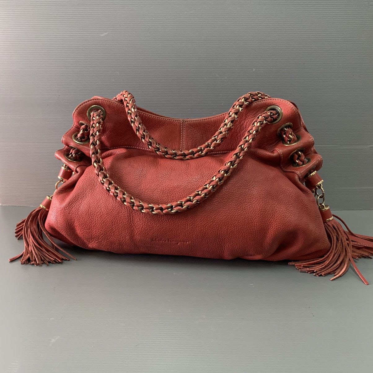 Salvatore Ferragamo Salvatore Ferragamo Red Shoulder Bag Size ONE SIZE - 1 Thumbnail