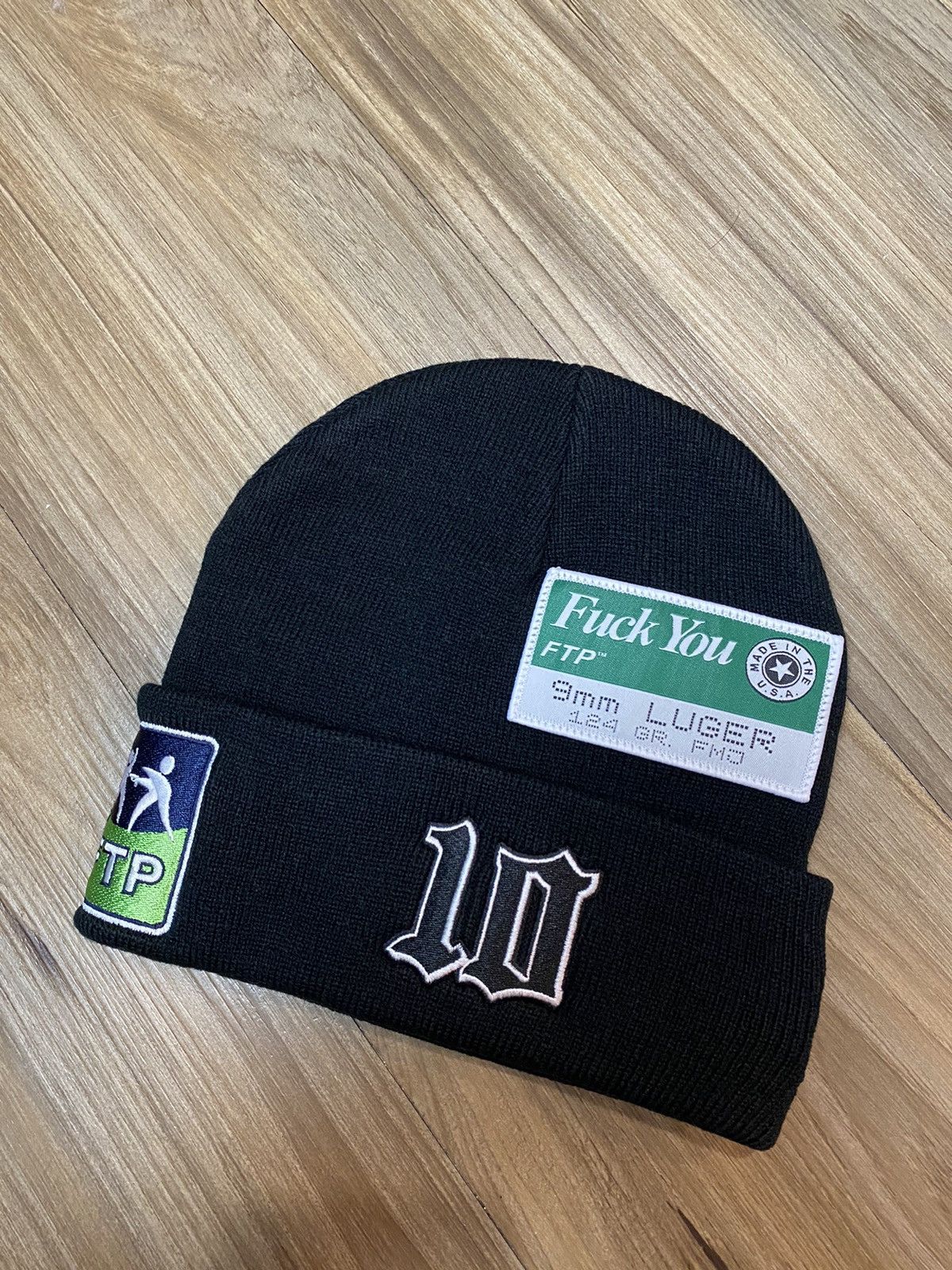 Fuck The Population FTP Club Logo Beanie NEW Size ONE SIZE - 4 Thumbnail