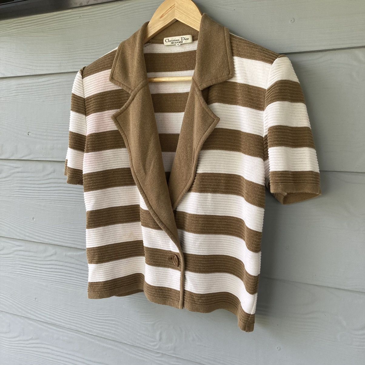 Christian Dior Monsieur Vintage Cristian Dior Brown Knitwear Size M Size M / US 6-8 / IT 42-44 - 3 Thumbnail