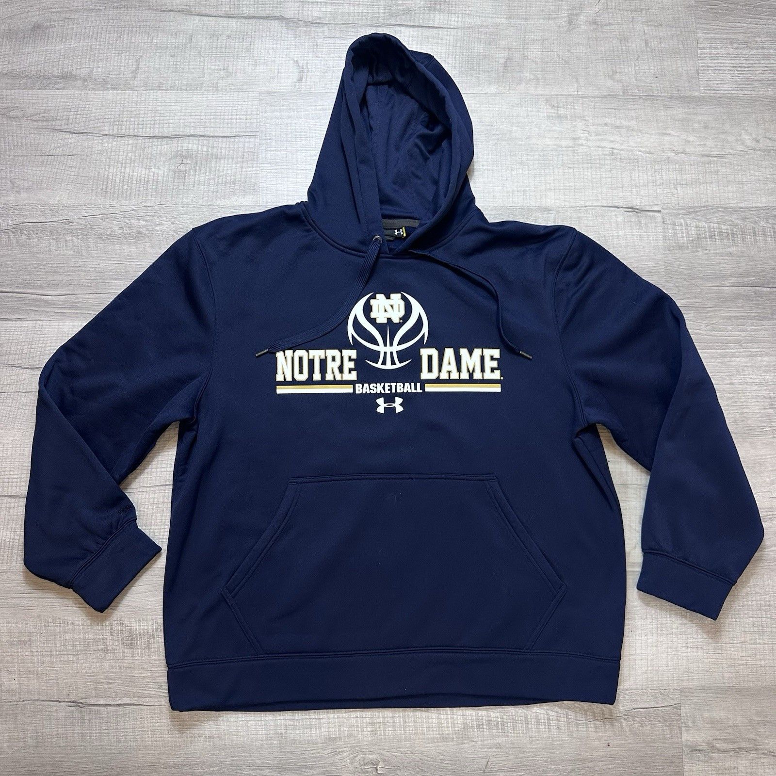 Under Armour Under Armour Notre Dame Fighting Irish Basketball Hoodie Size US XL / EU 56 / 4 - 1 Thumbnail