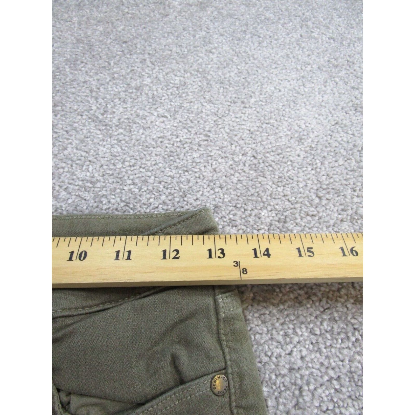 Paige Paige Womens 27 Indio Zip Pale Green Denim Skinny Jeans Size 27" / US 4 / IT 40 - 7 Thumbnail