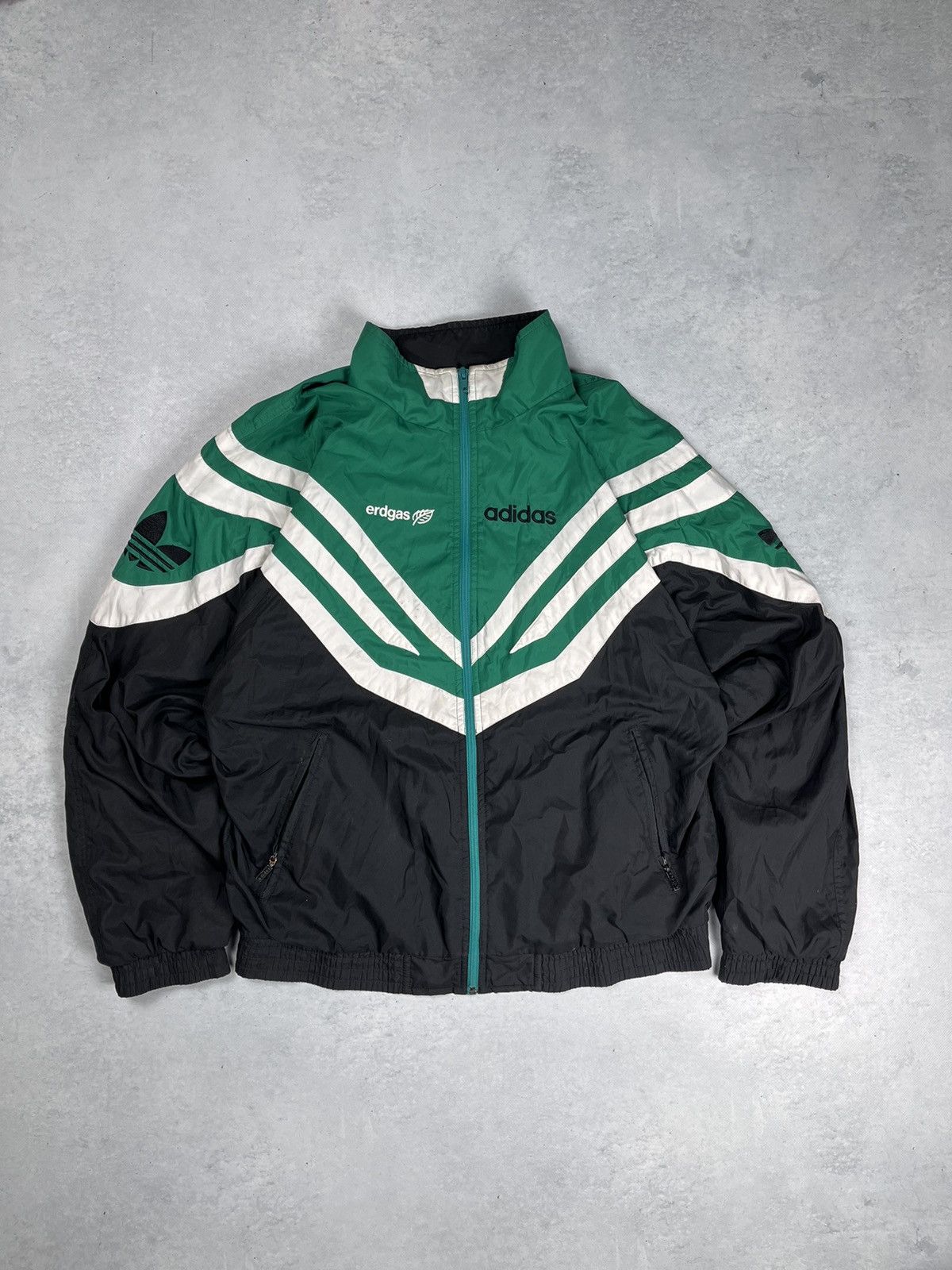 Vintage Y2K ADIDAS VINTAGE 90s NYLON JACKET Size US M / EU 48-50 / 2 - 1 Thumbnail