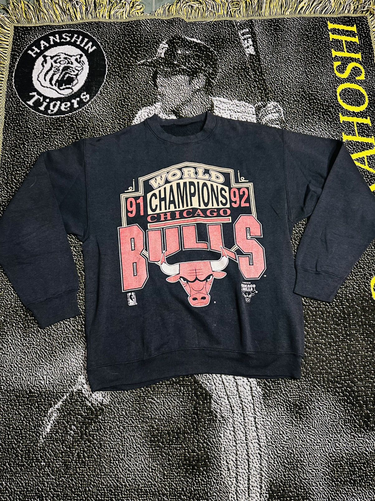 NBA Vintage Chichago Bulls World Champion 92 Sweatshirt Size US M / EU 48-50 / 2 - 1 Thumbnail