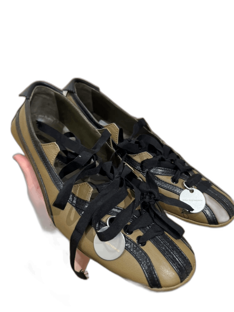 Kiko Kostadinov Kiko Kostadinov Khaki Ballerina Flats Size US 5 / EU 37 - 1 Thumbnail