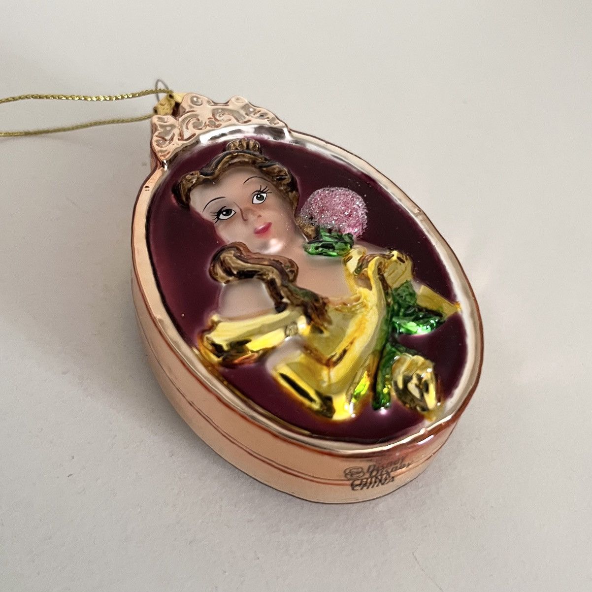 Disney Disney belle blown glass ornament beauty and the beast Size ONE SIZE - 7 Thumbnail