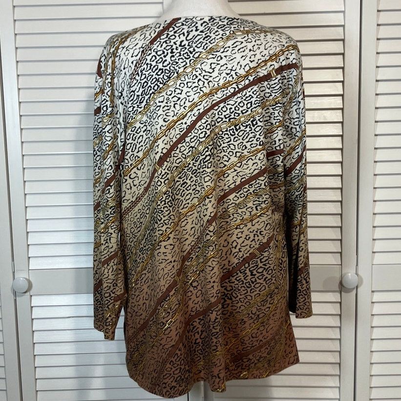 Other Jaclyn Smith Vintage Boho Print Tunic Blouse Women XXL Size XXL / US 16-18 / IT 52-54 - 2 Thumbnail