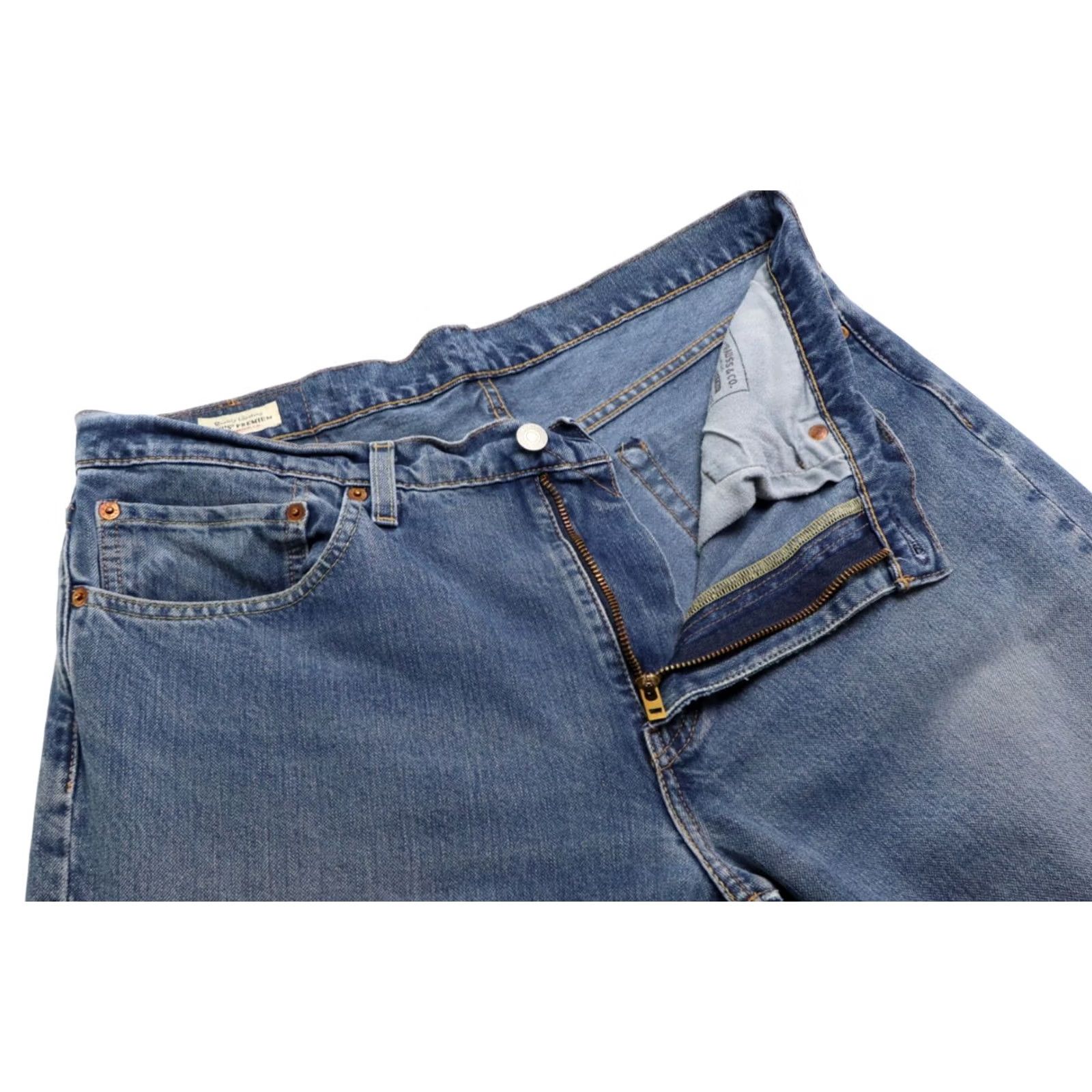Levi's LEVI'S 511 Premium Big E Jeans Men's Slim Zip Fly High Rise W36/L34 Blue Size US 36 / EU 52 - 4 Thumbnail