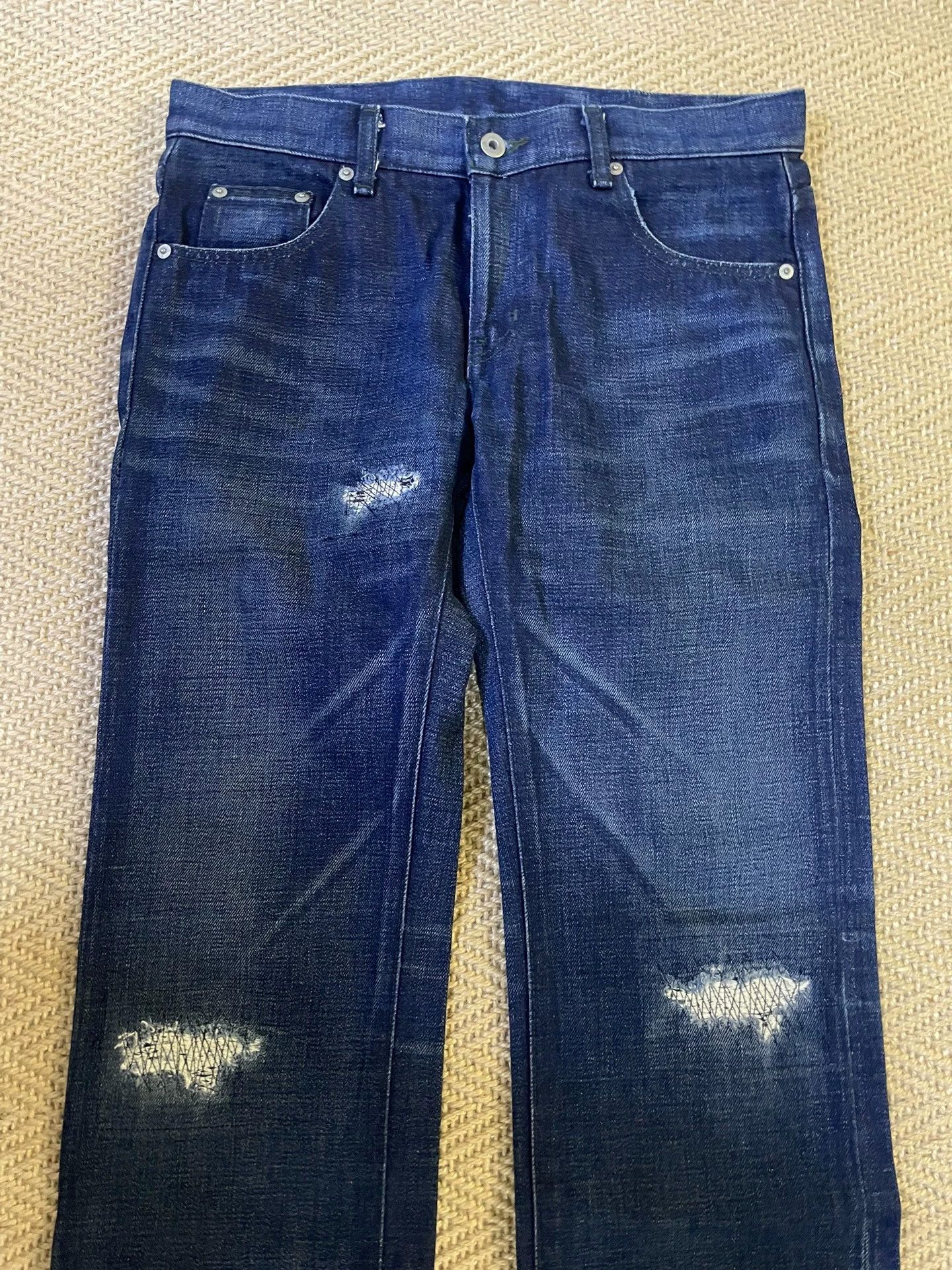 Neighborhood NEIGHBORHOOD Early Distressed Jeans M VTG NM Size US 32 / EU 48 - 3 Thumbnail