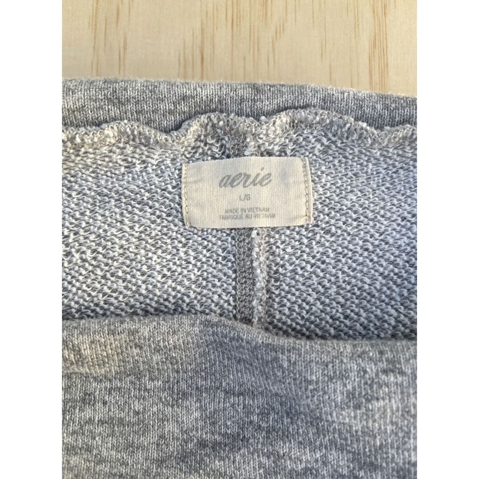 Vintage Aerie Sweater Womens Large Gray Cowl Neck Knit Long Sleeve Pullover Cozy Size L / US 10 / IT 46 - 2 Thumbnail