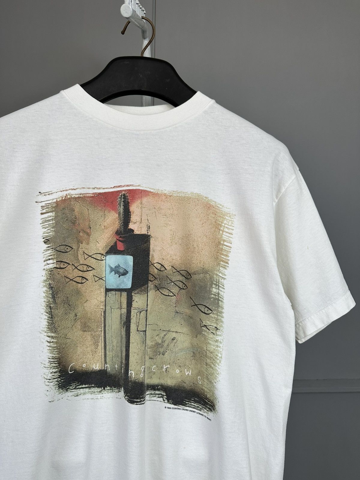 Vintage Vintage 1999 Counting Crows Band Tshirt Size US M / EU 48-50 / 2 - 2 Thumbnail