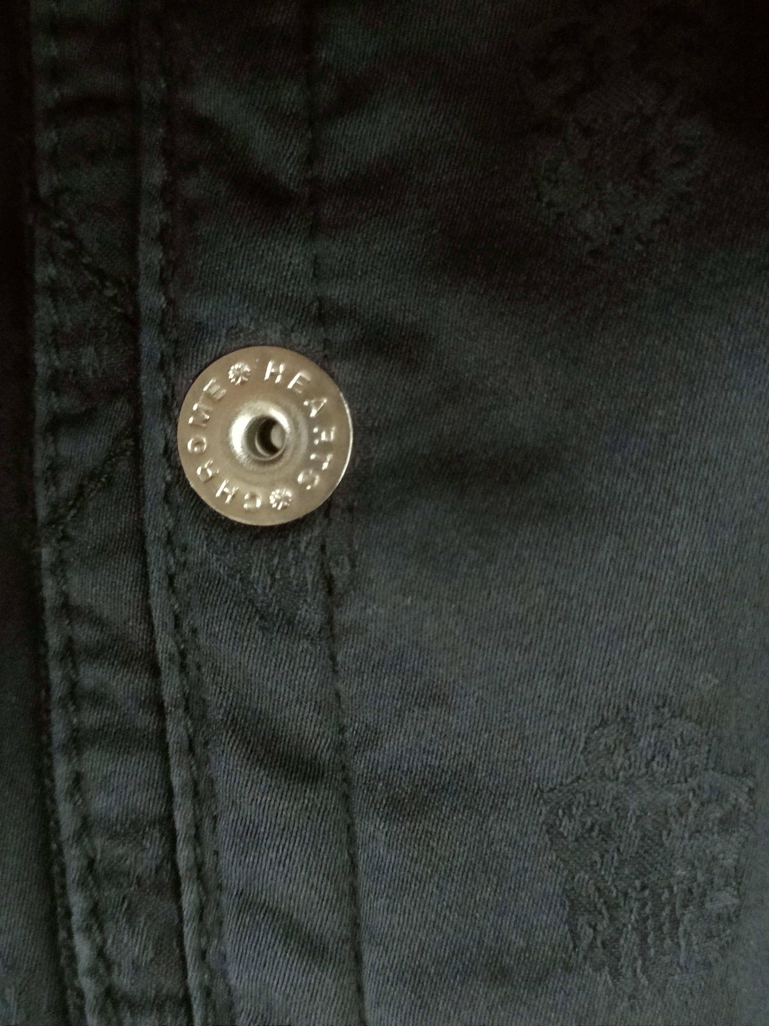 Chrome Hearts Chrome Hearts Silver Button Black Vest Size US XL / EU 56 / 4 - 6 Thumbnail