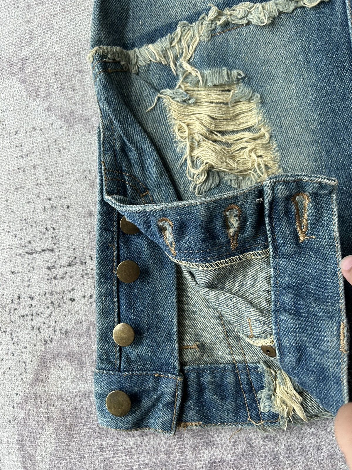 Japanese Brand Designer Patchwork Jeans Style Size US 29 - 10 Thumbnail