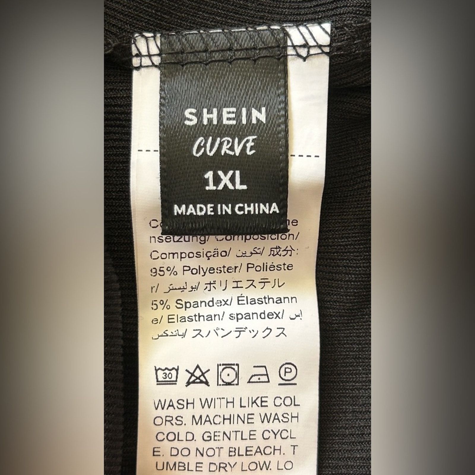 Shein SHEIN | Women’s Alternative Slit Buckle Detail Skirt | 1XL Size 22" - 3 Thumbnail