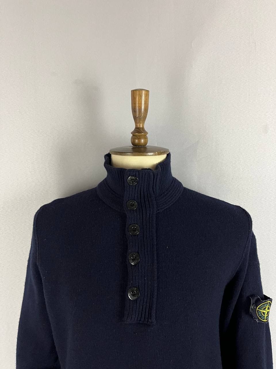 Stone Island Stone Island Sweater Navy Size US XL / EU 56 / 4 - 2 Thumbnail
