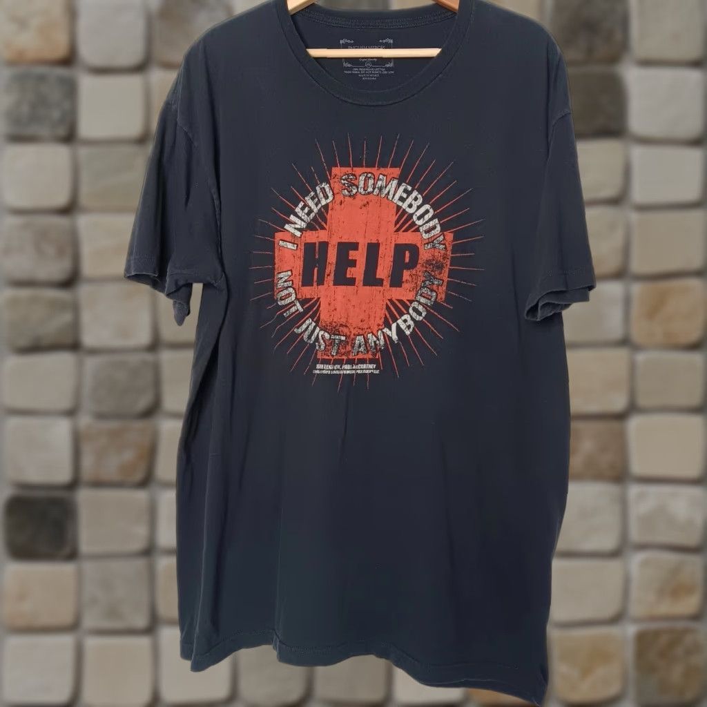 Vintage VINTAGE Paul McCartney Shirt XXL HELP SOS Tour 1993 Black Rock Band Music Beatles Size US XXL / EU 58 / 5 - 1 Thumbnail