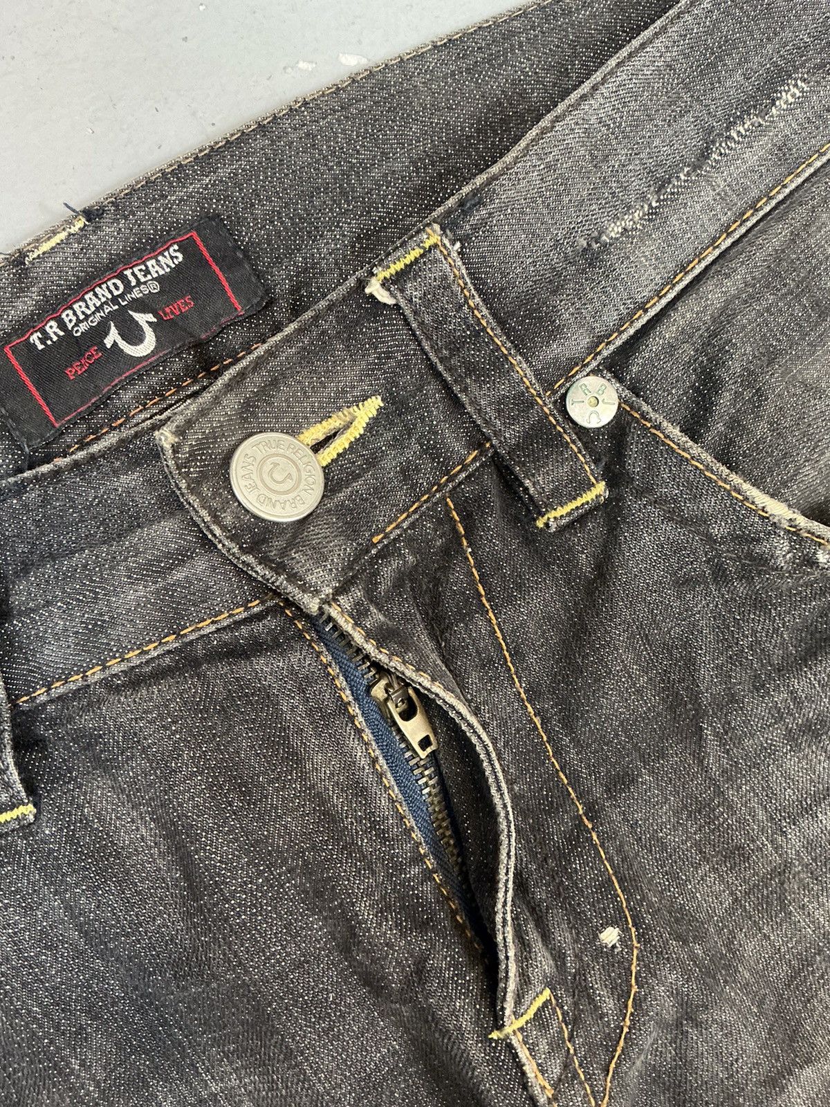 Designer × Vintage Vintage T R brand jeans straight denim Size US 36 / EU 52 - 7 Thumbnail