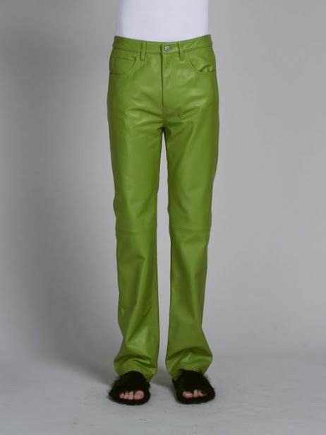 oc11z0525 Pocket Fitted Pants in Green